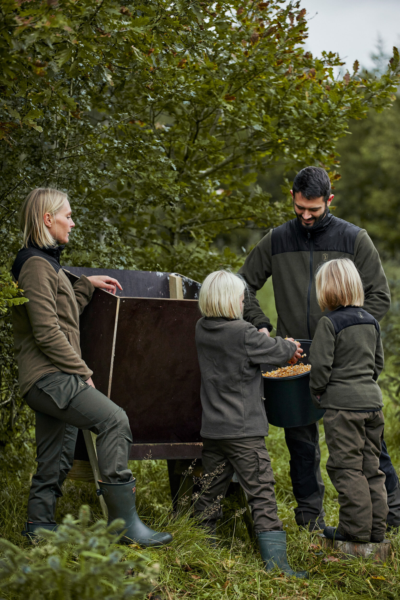 Deerhunter Youth Eagle Winterhose (Tarmac Green)