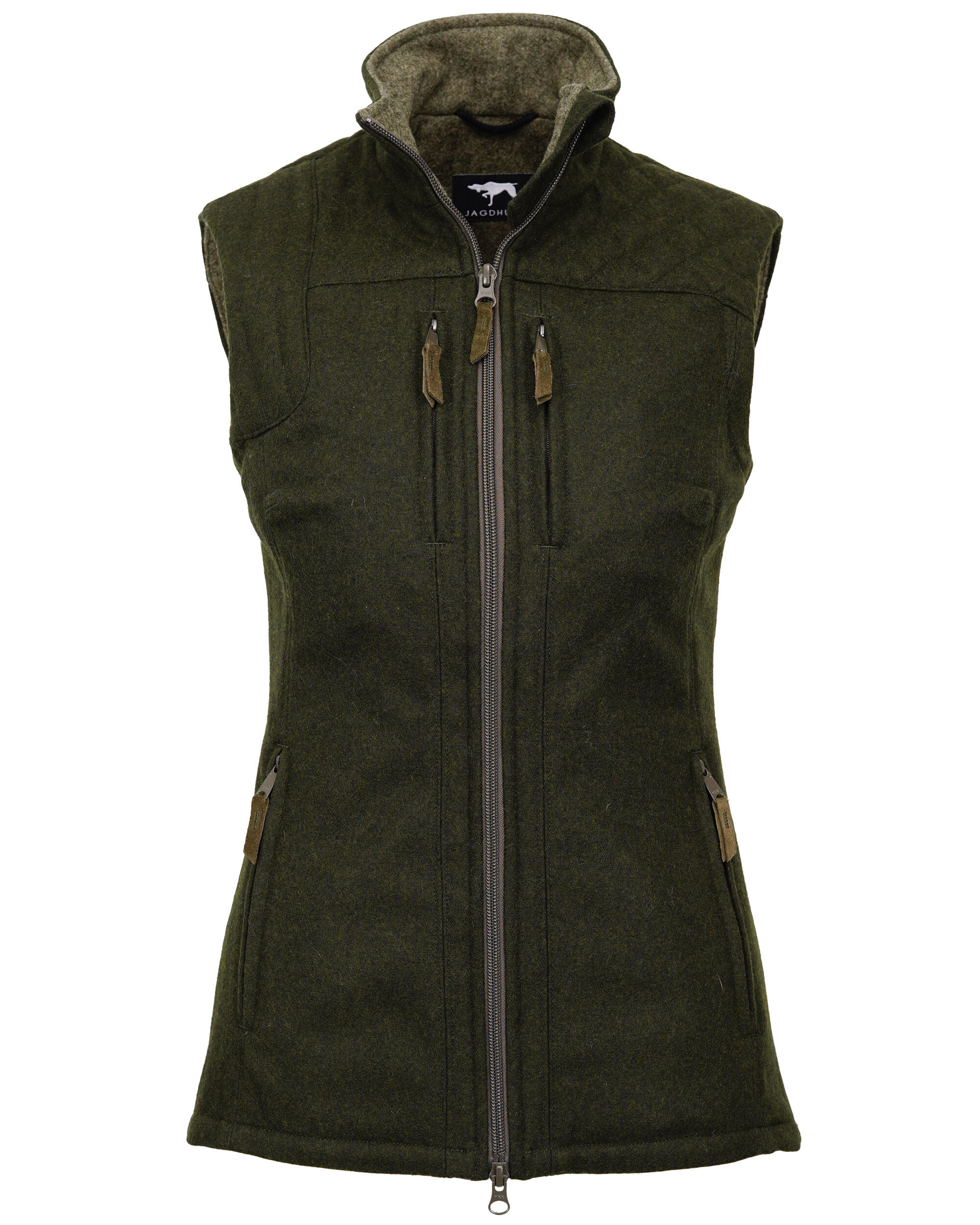 Jagdhund Damen-Lodenweste Gamshag 2 (grün)