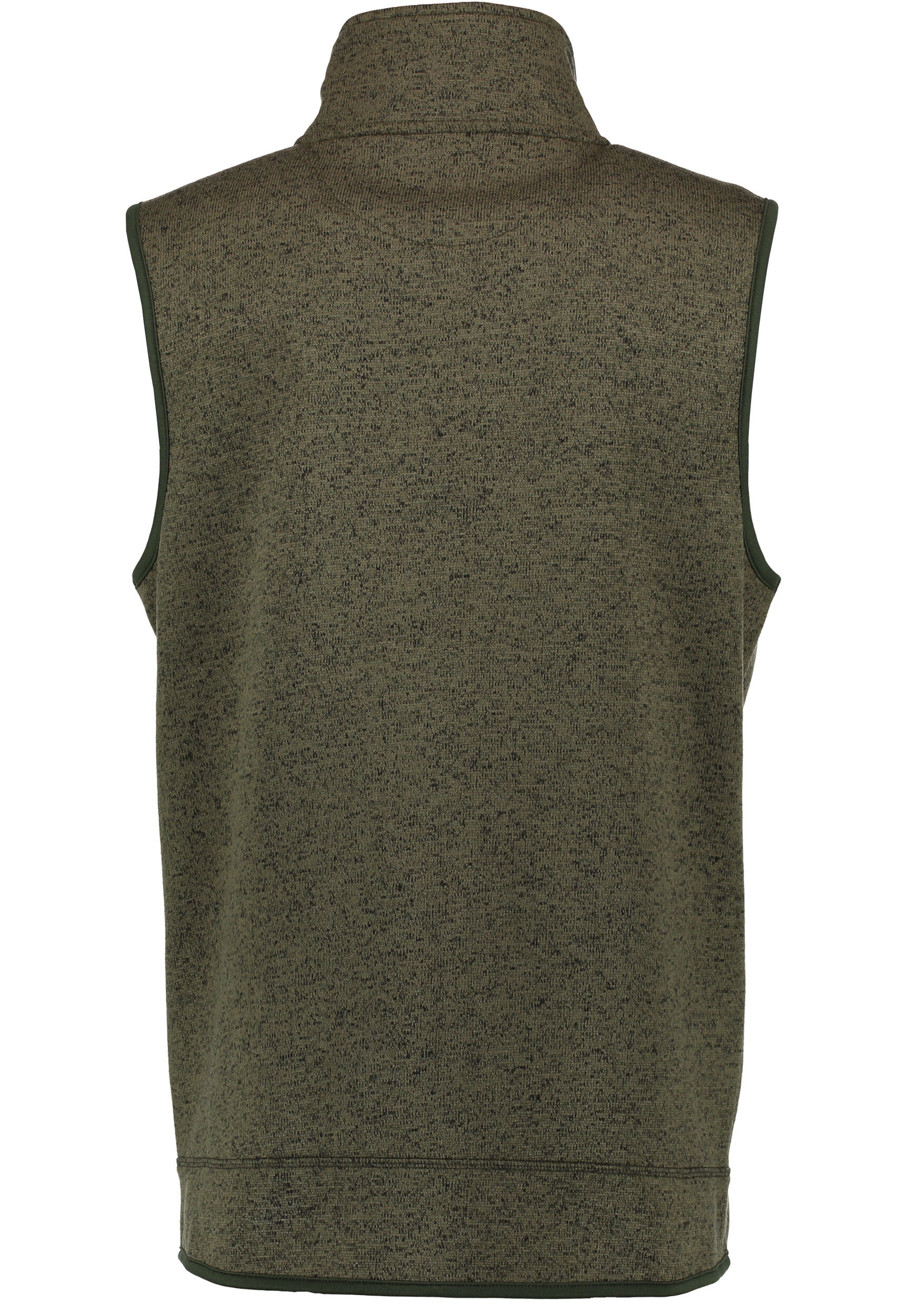 OS Trachten Weste Strick-Fleece (oliv)