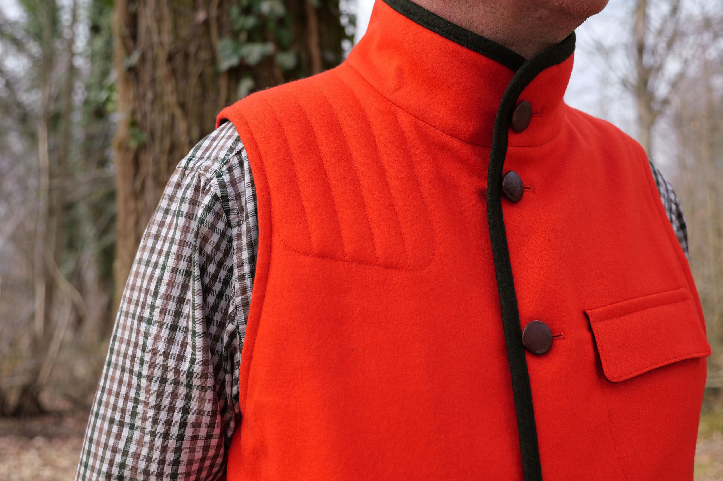 Jagdhund Lodenweste Lessach (orange) Jagdhund Lodenweste Lessach (orange)