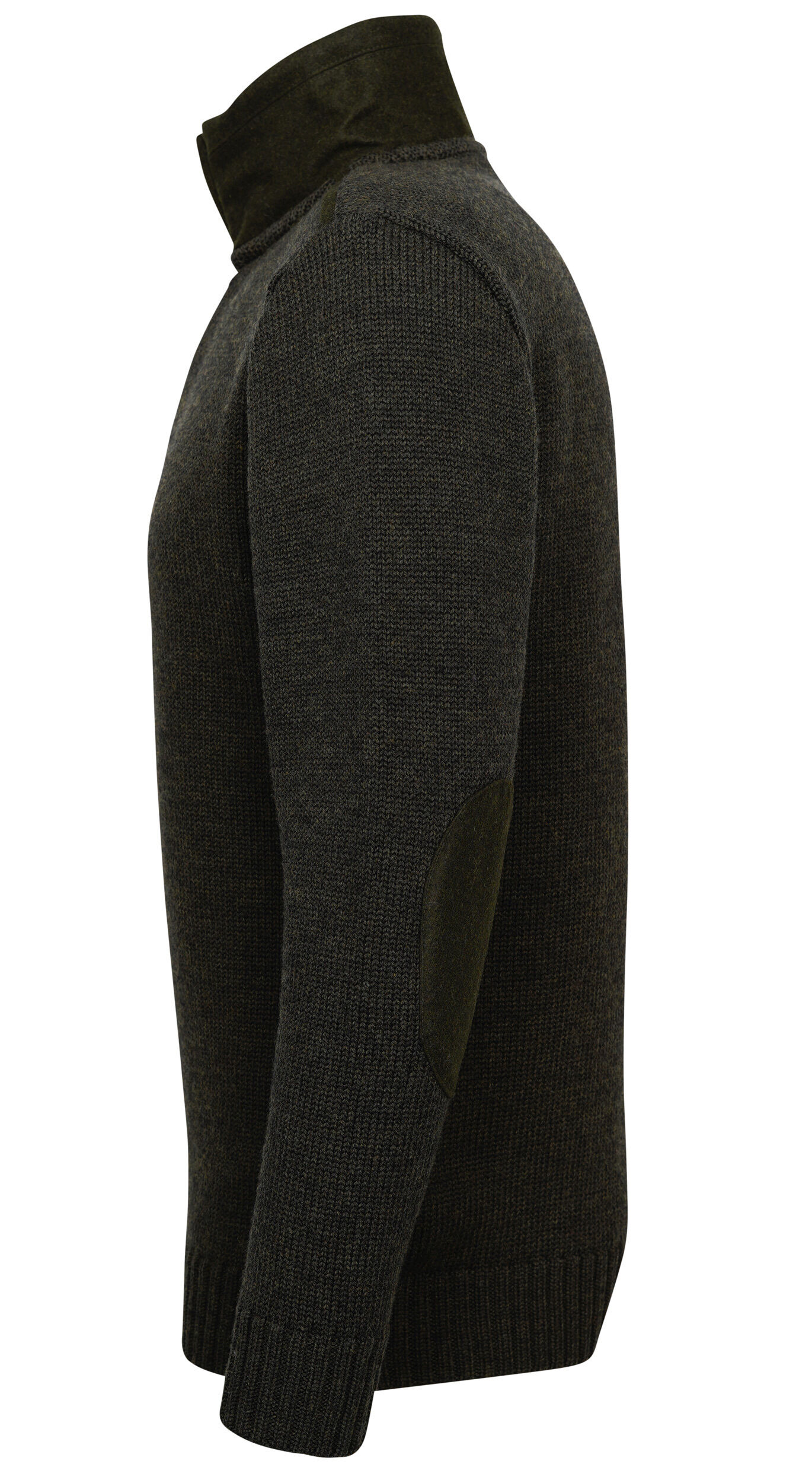 Jagdhund Troyer mit Lodenbesatz Melk (oliv)