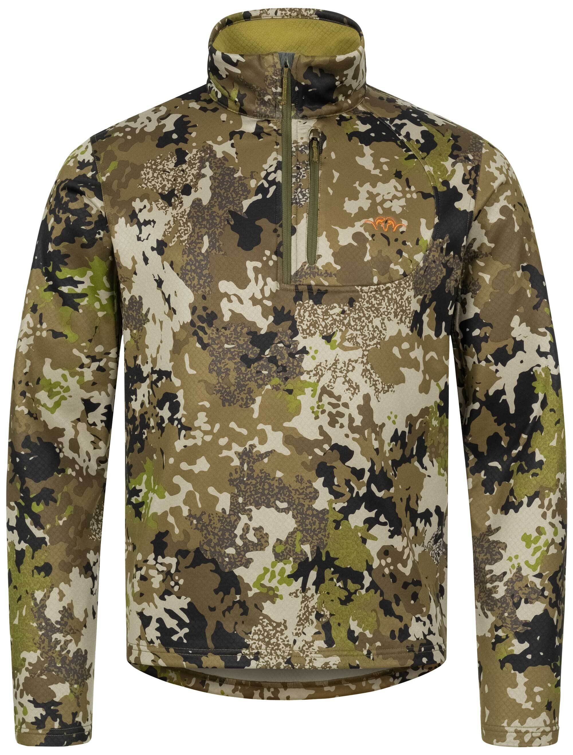 Blaser Drain Midlayer Halfzip (HunTec Camo)