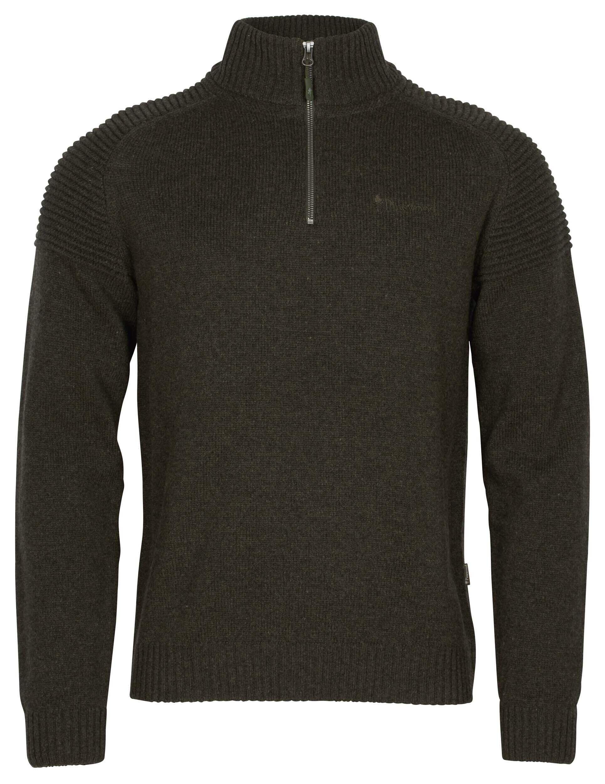 Pinewood Värnamo Wollpullover (Green Melange) Pinewood Värnamo Wollpullover (Green Melange)