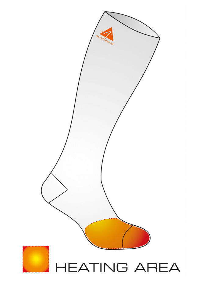 Alpenheat Beheizte Wollsocken Fire-Socks Wool (AJ27)