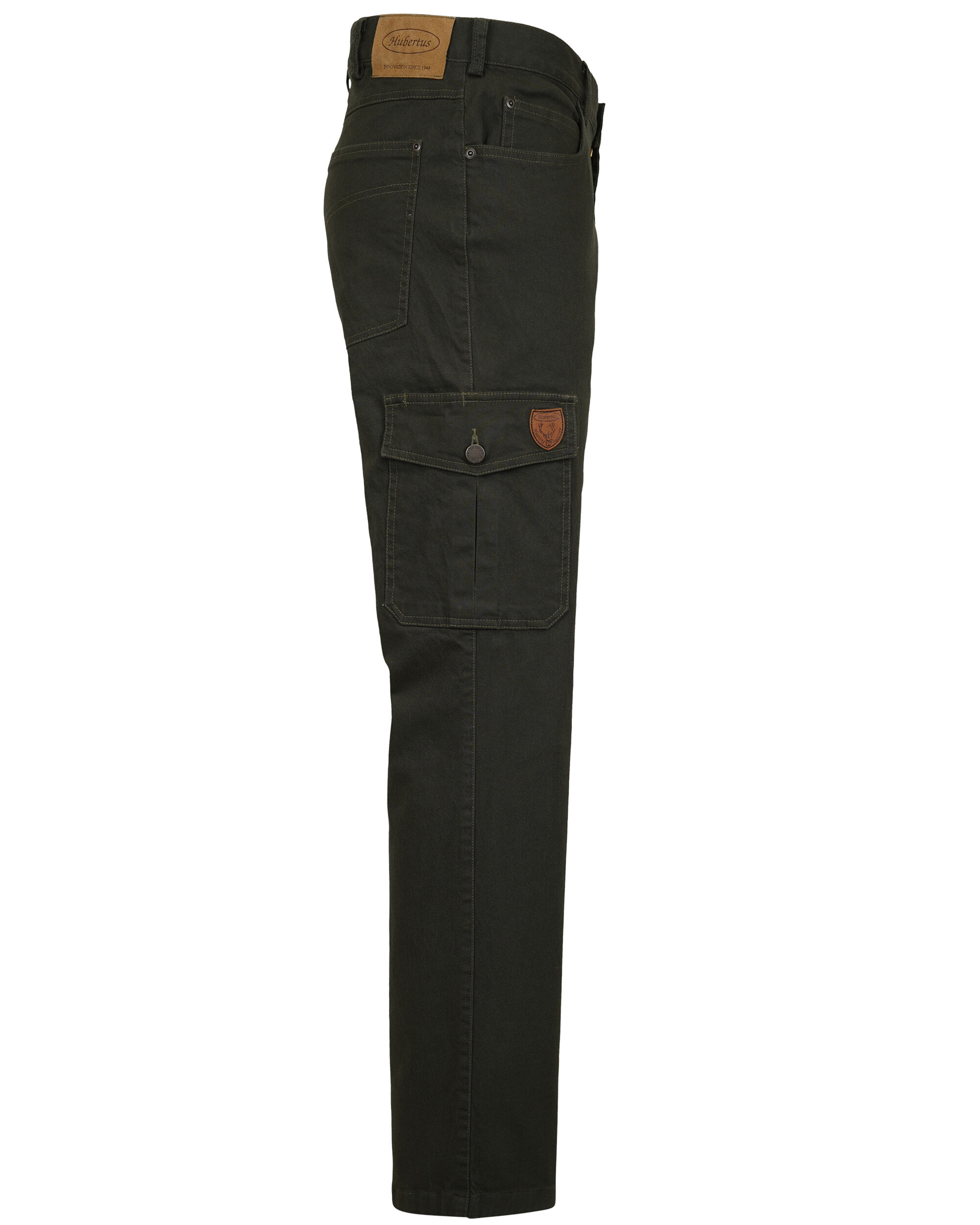 Hubertus Stretch Jagdjeans mit Beintasche (grün)