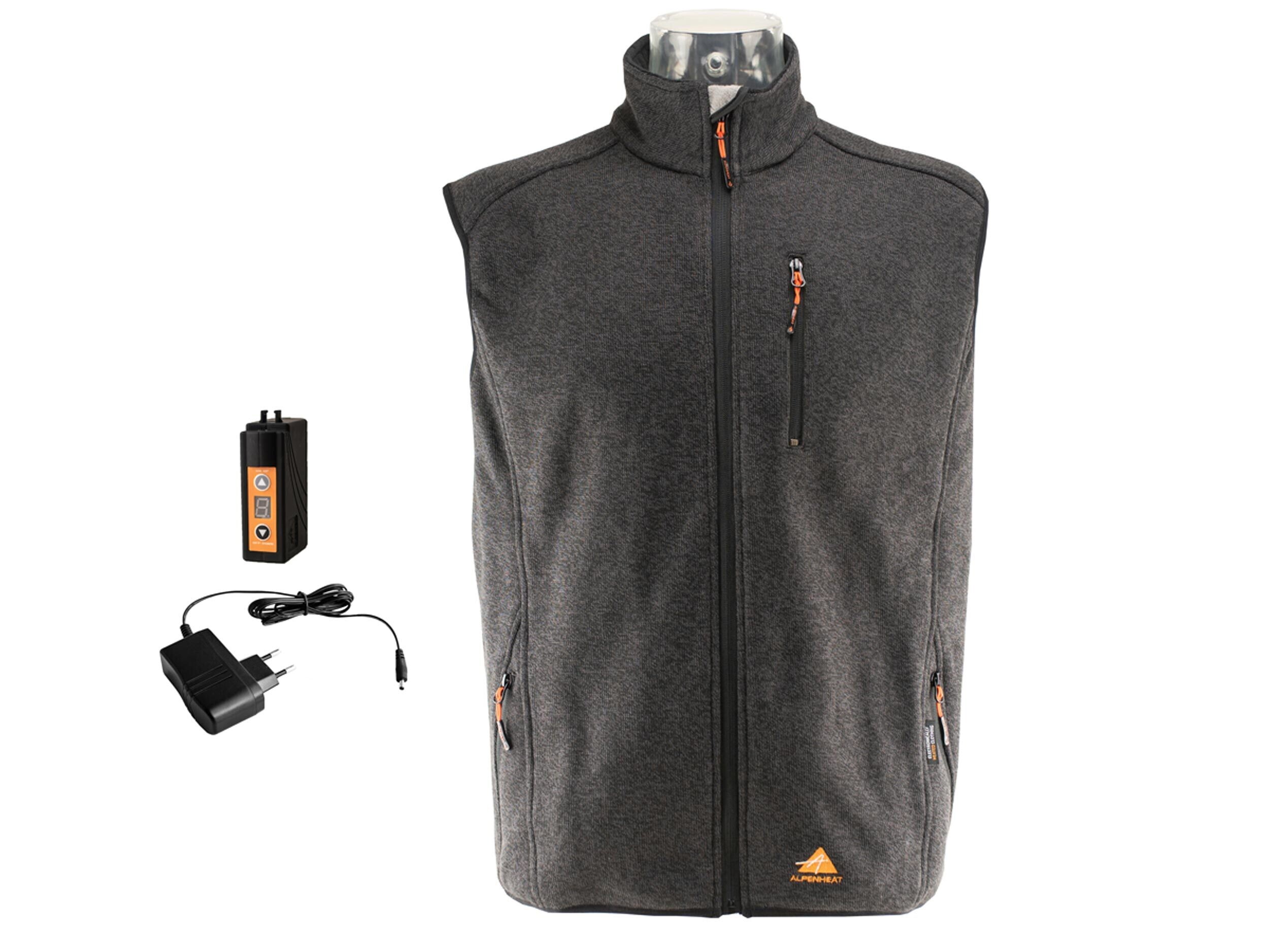 Alpenheat Fire Performence Fleece Heizweste (grau melange)
