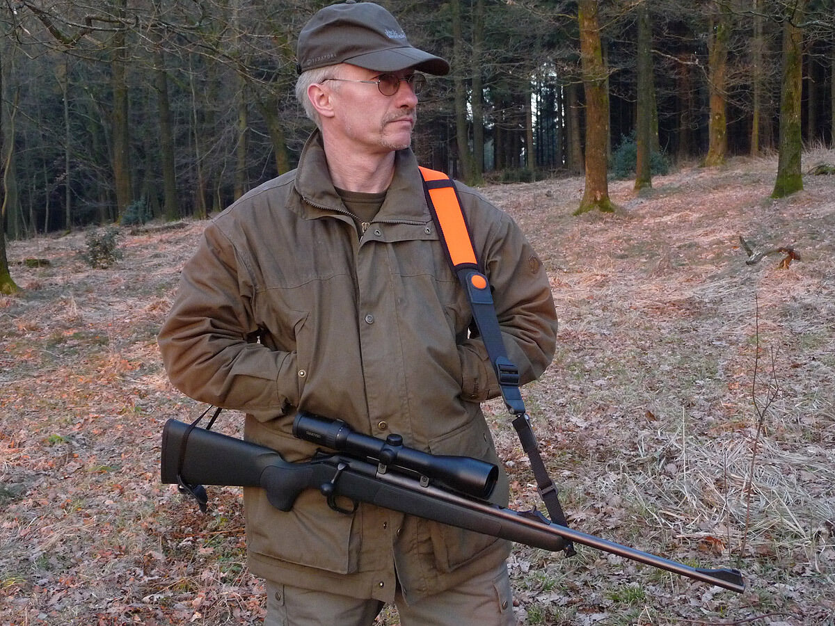 Gewehrriemen Niggeloh Drückjagd Orange