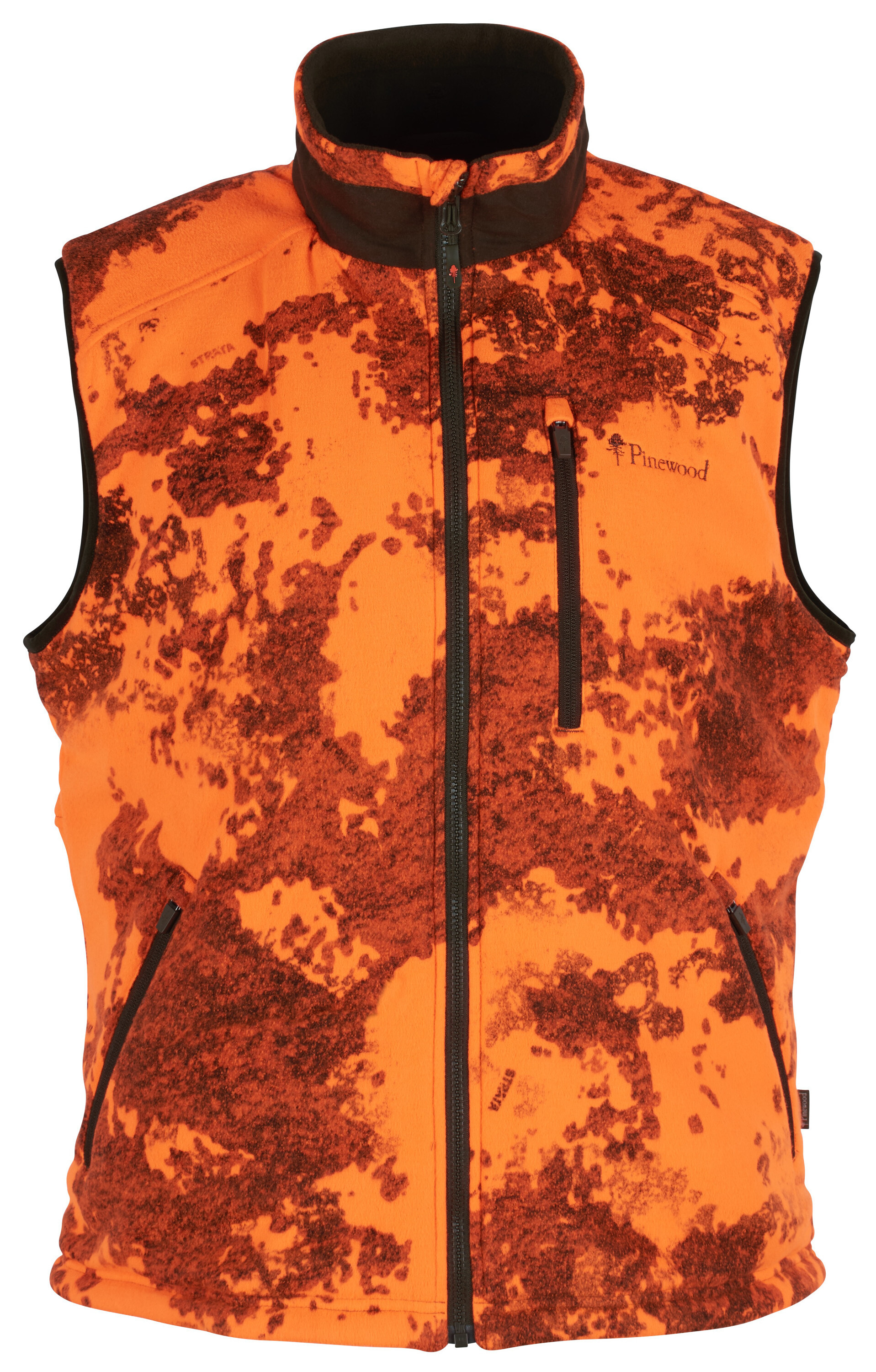 Pinewood Smaland Fleece-Wendeweste (Strata Blaze/H.Green)