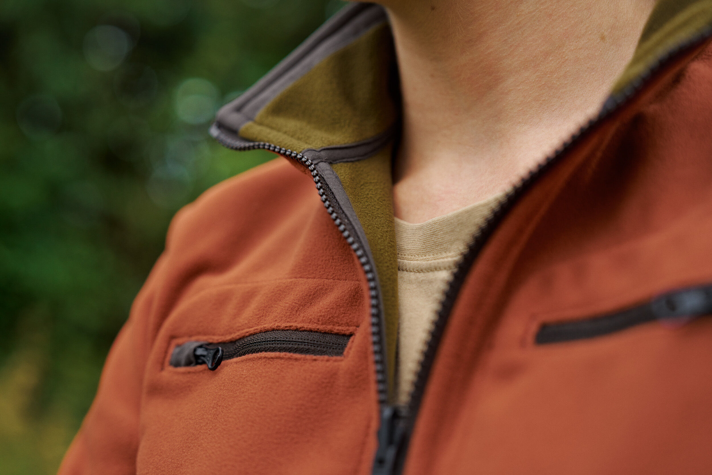 Härkila Kamko Fleecejacke Damen (Dark olive/Arabian spice)