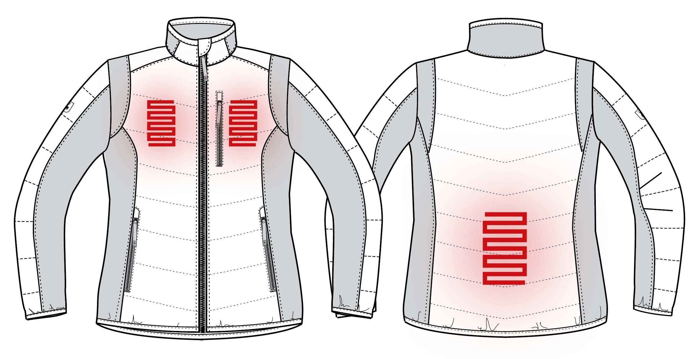 Deerhunter Lady Heat Padded Heizjacke (Wood) Deerhunter Lady Heat Padded Heizjacke (Dark Blue)