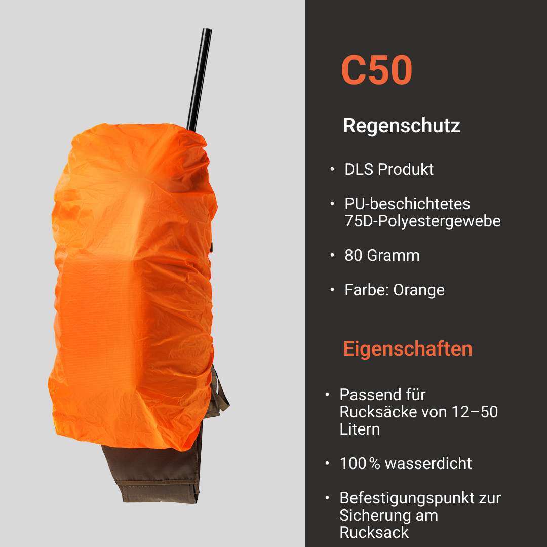 VORN Rain Cover Regenschutz C50 (Orange) VORN Rain Cover Regenschutz C50 (Orange)