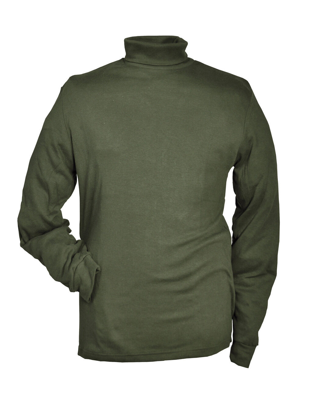 Hubertus Rollkragenshirt uni (oliv) Hubertus Rollkragenshirt uni (oliv)