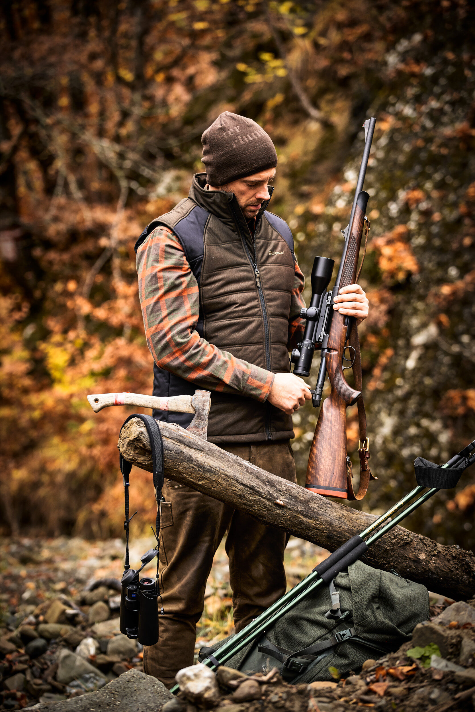 Deerhunter Ethan Hemd (orange-grün)