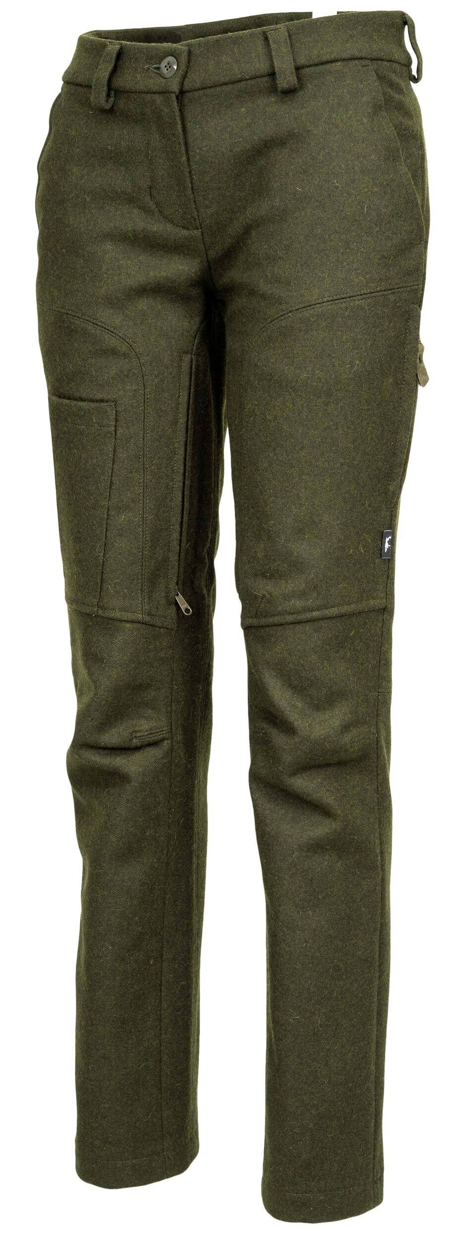 Jagdhund Gamsstein 2 Leichte Wollhose Damen (grün)