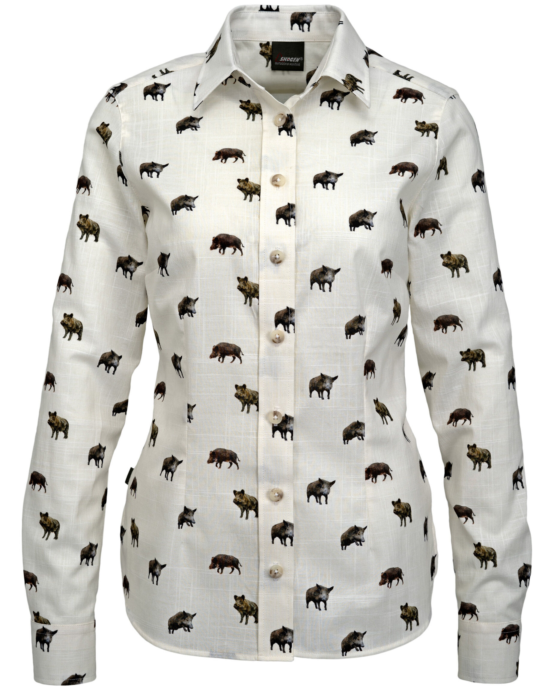 Skogen Bluse Wildschwein (weiß)