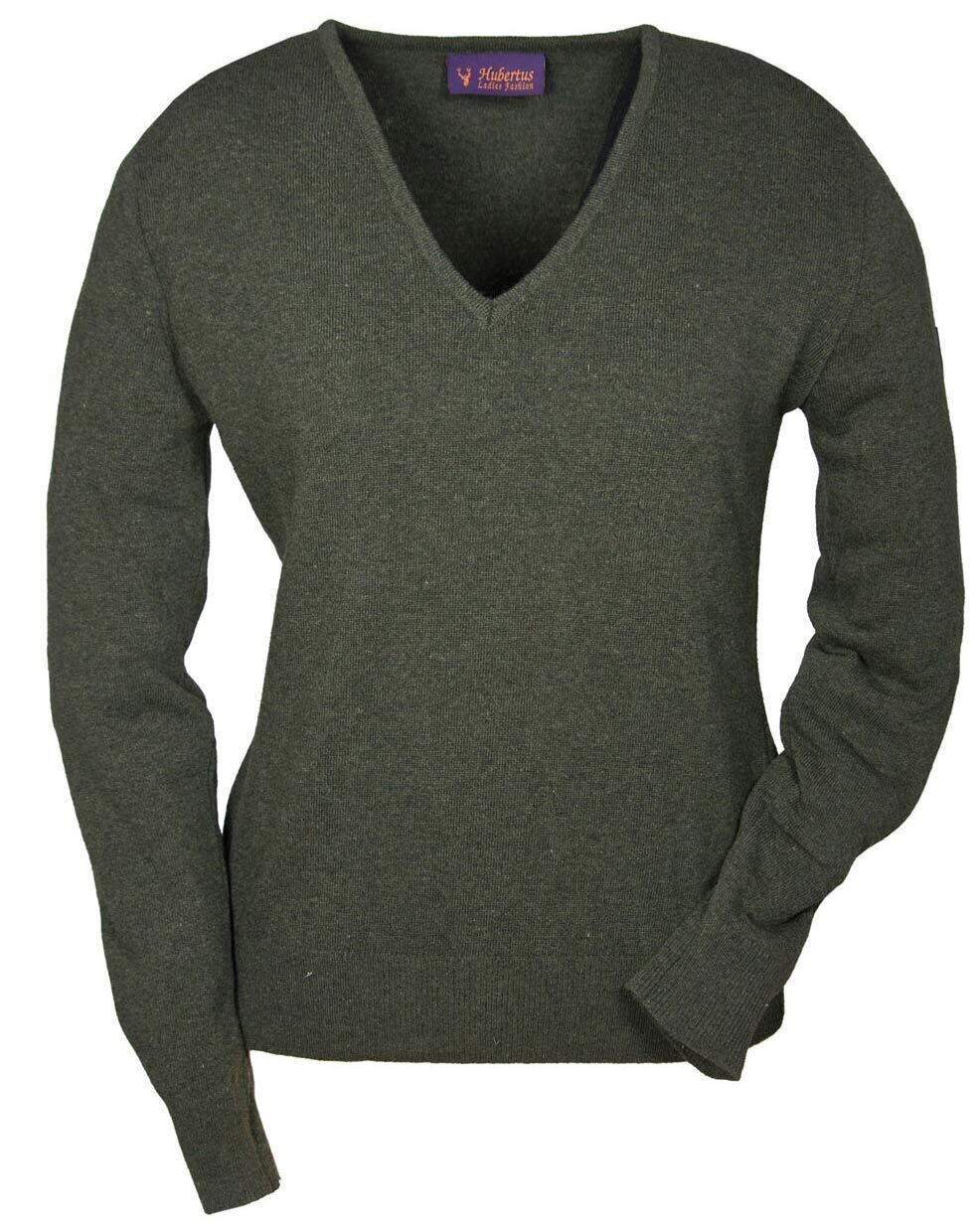 Hubertus Ladies  V-Pullover (oliv)
