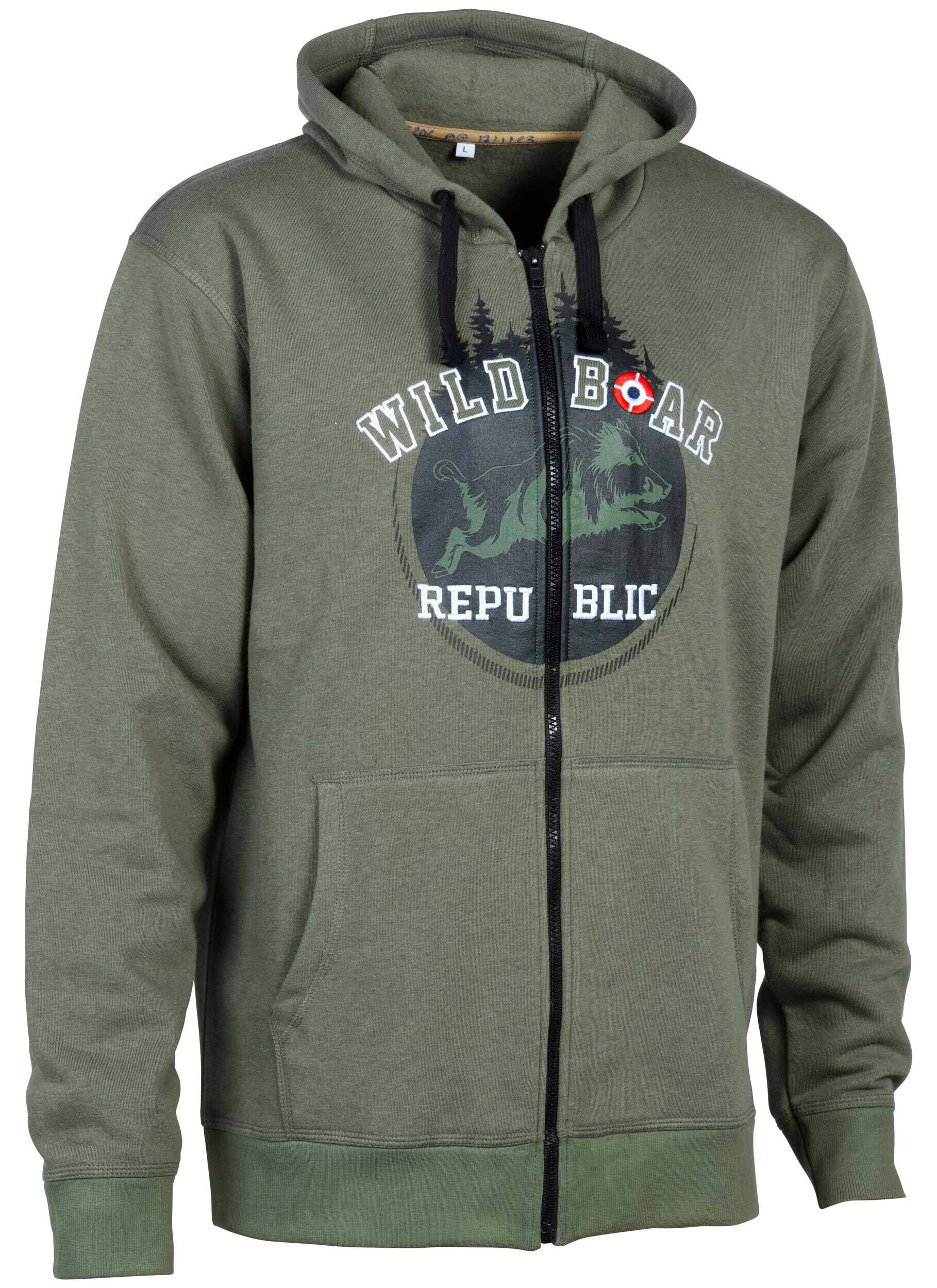 Percussion Zipped Wild Boar Sweatshirt (khaki) Percussion Zipped Wild Boar Sweatshirt (khaki)