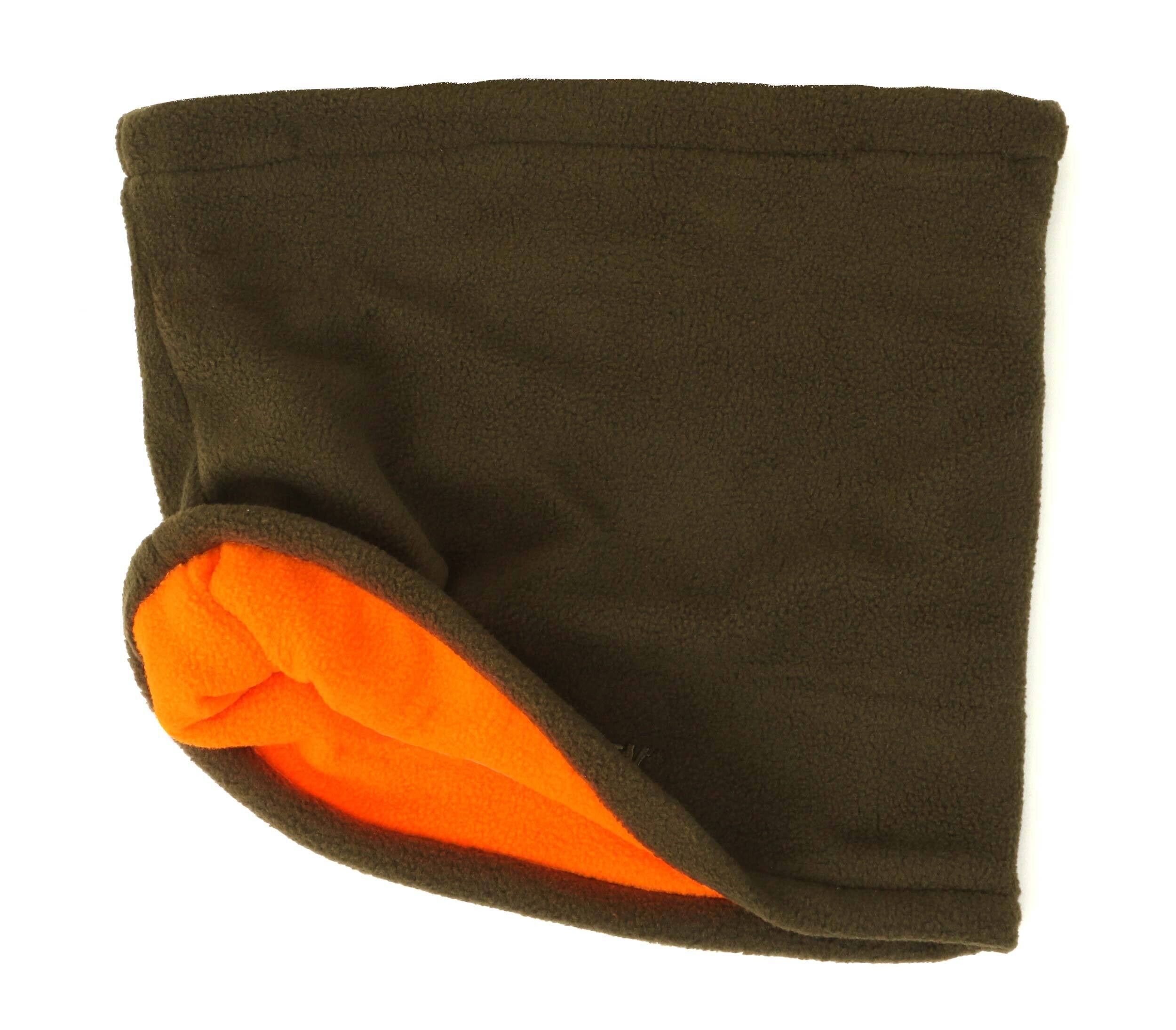 Skogen Neckwarmer wendbar (grün-orange)