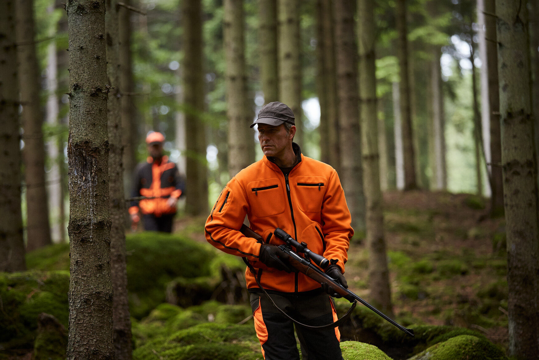 Härkila Kamko Wende-Fleecejacke (Hunting Green/Orange Blaze) Härkila Kamko Wende-Fleecejacke (Hunting Green/Orange Blaze)