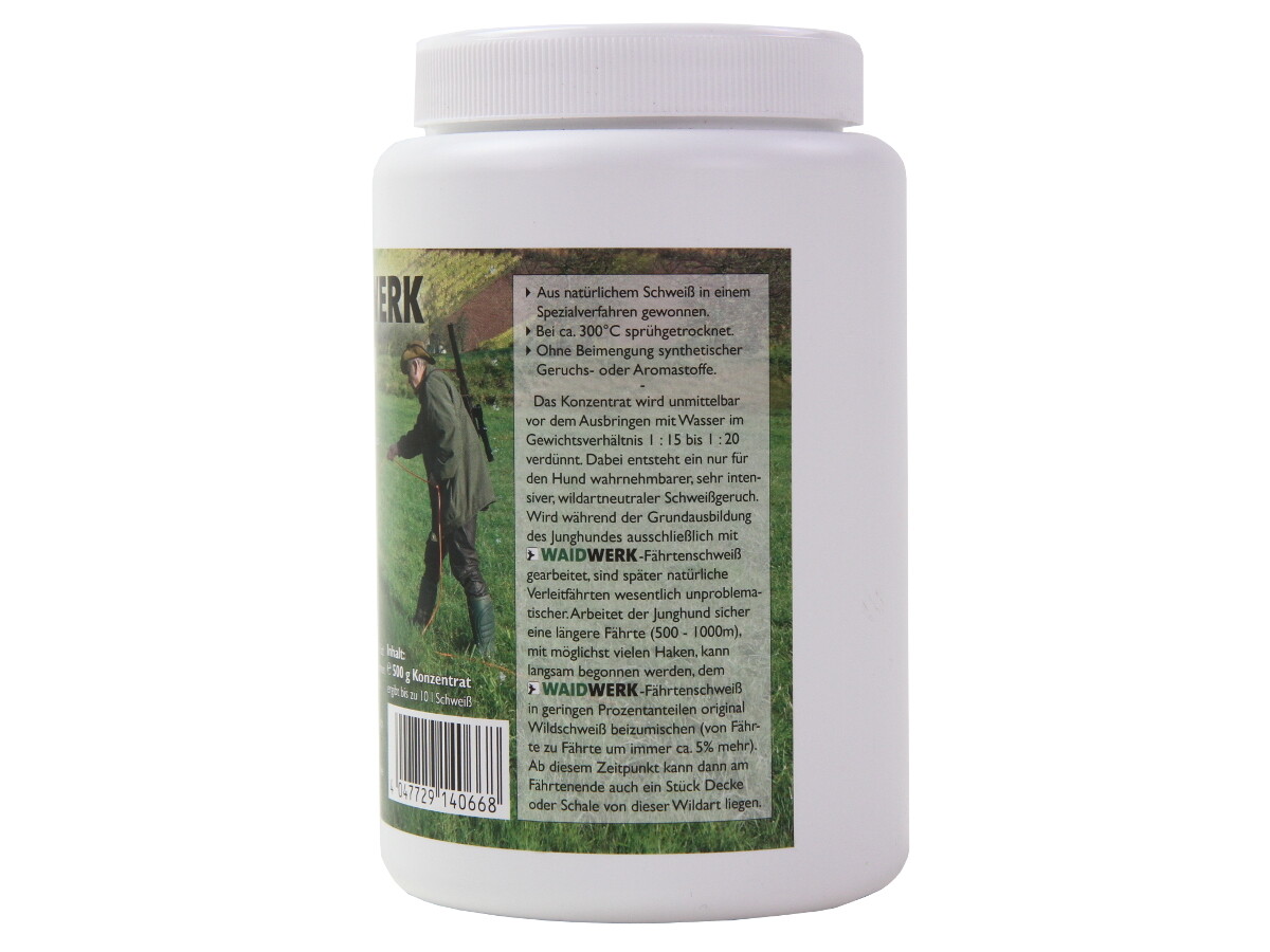 Waidwerk Fährtenschweißkonzentrat (450 g) Waidwerk Fährtenschweißkonzentrat (450 g)