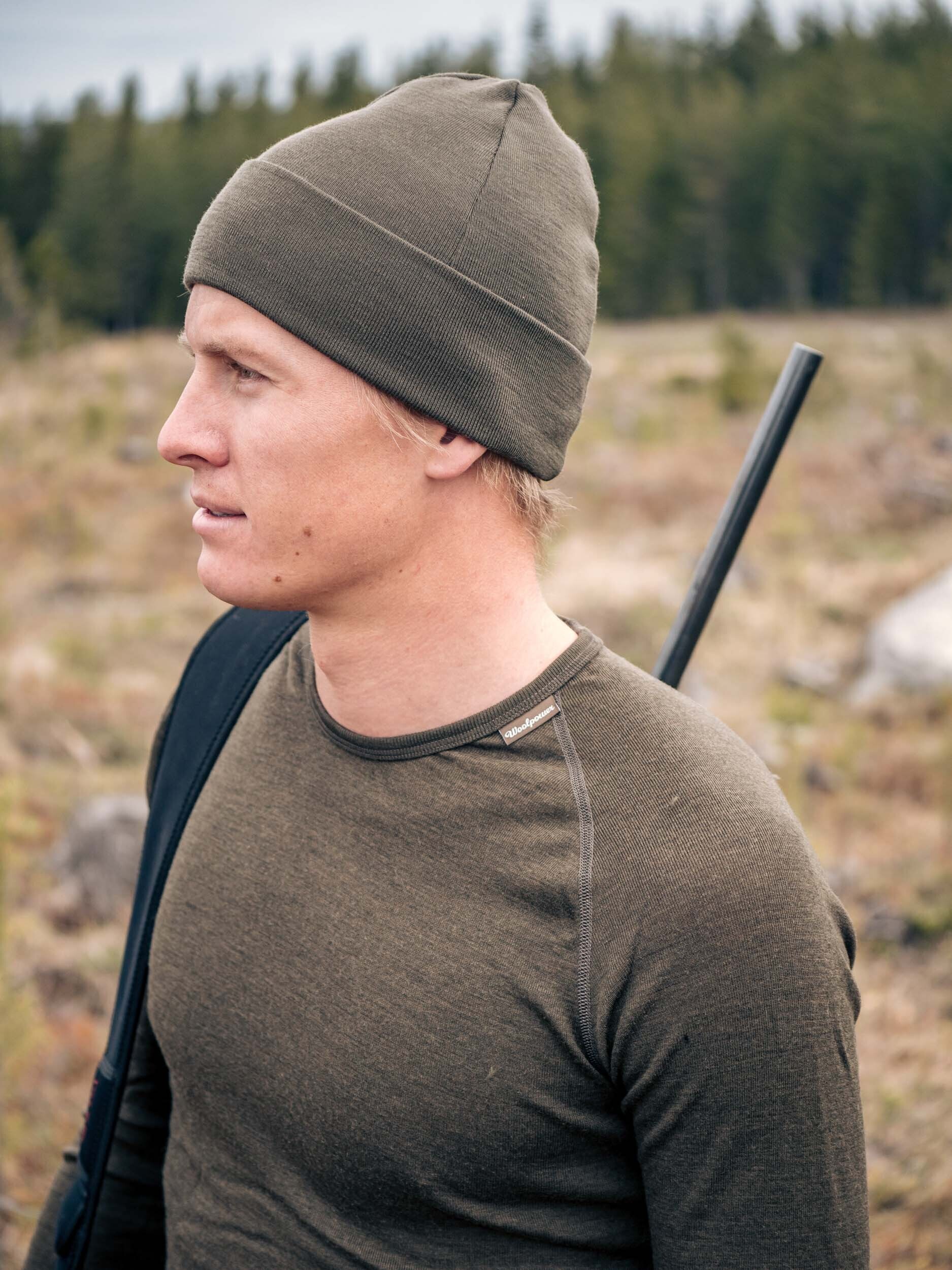 Woolpower Beanie LITE Wollmütze (pine green)