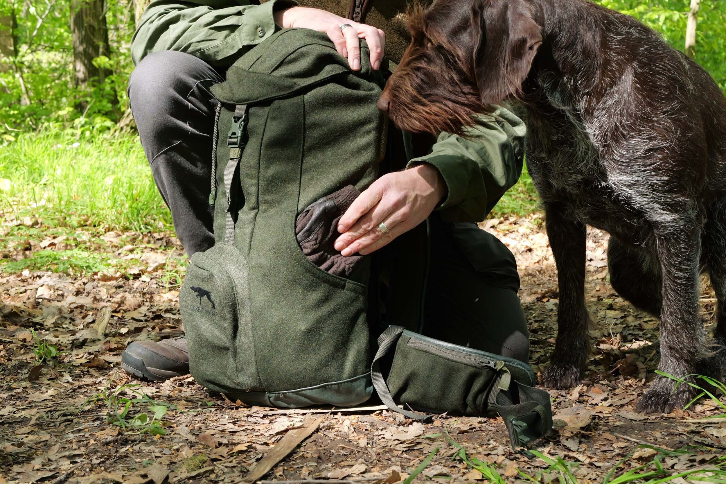 Jagdhund Staufen Lodenrucksack