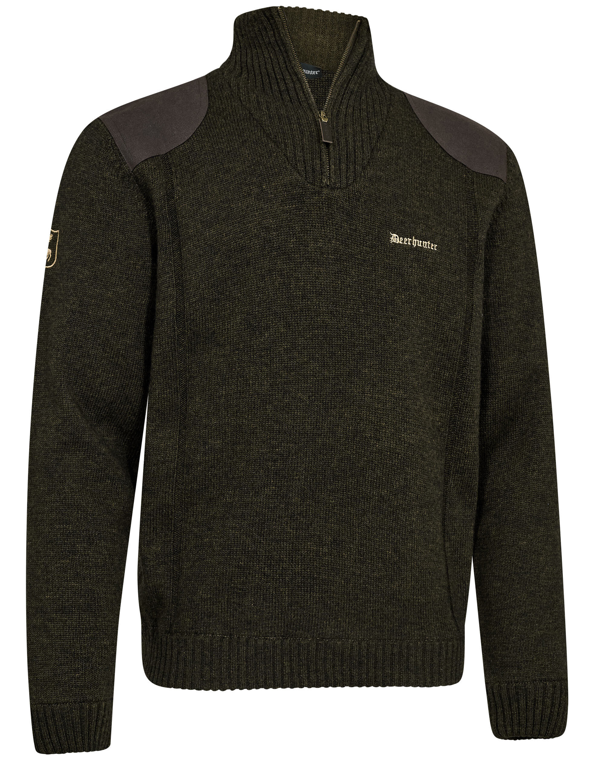 Deerhunter Finley Strickpullover Half Zip (Ridgewood Melange)