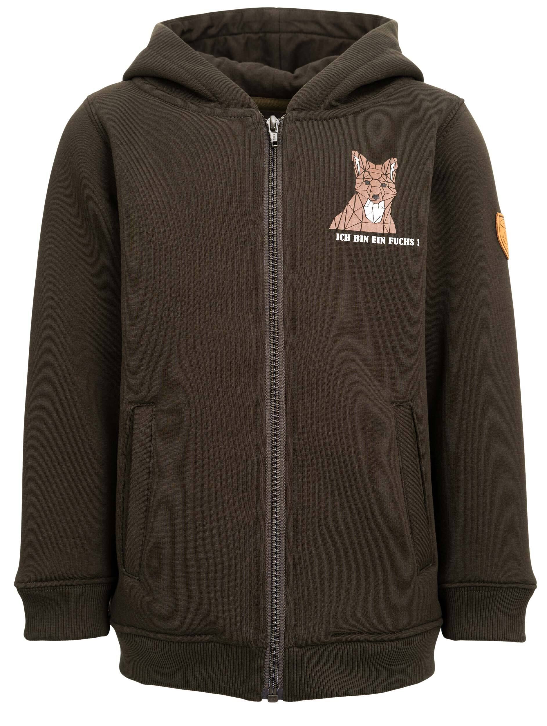 Hubertus Kinderhoodie Fuchs (oliv) Hubertus Kinderhoodie Fuchs (oliv)