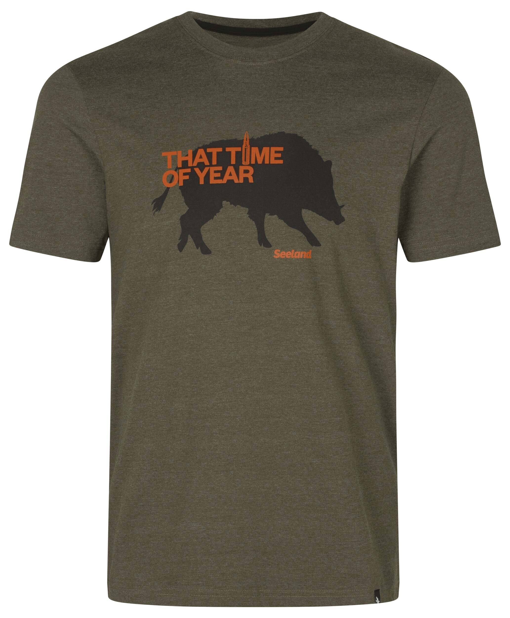 Seeland That Time T-Shirt (Pine green melange)
