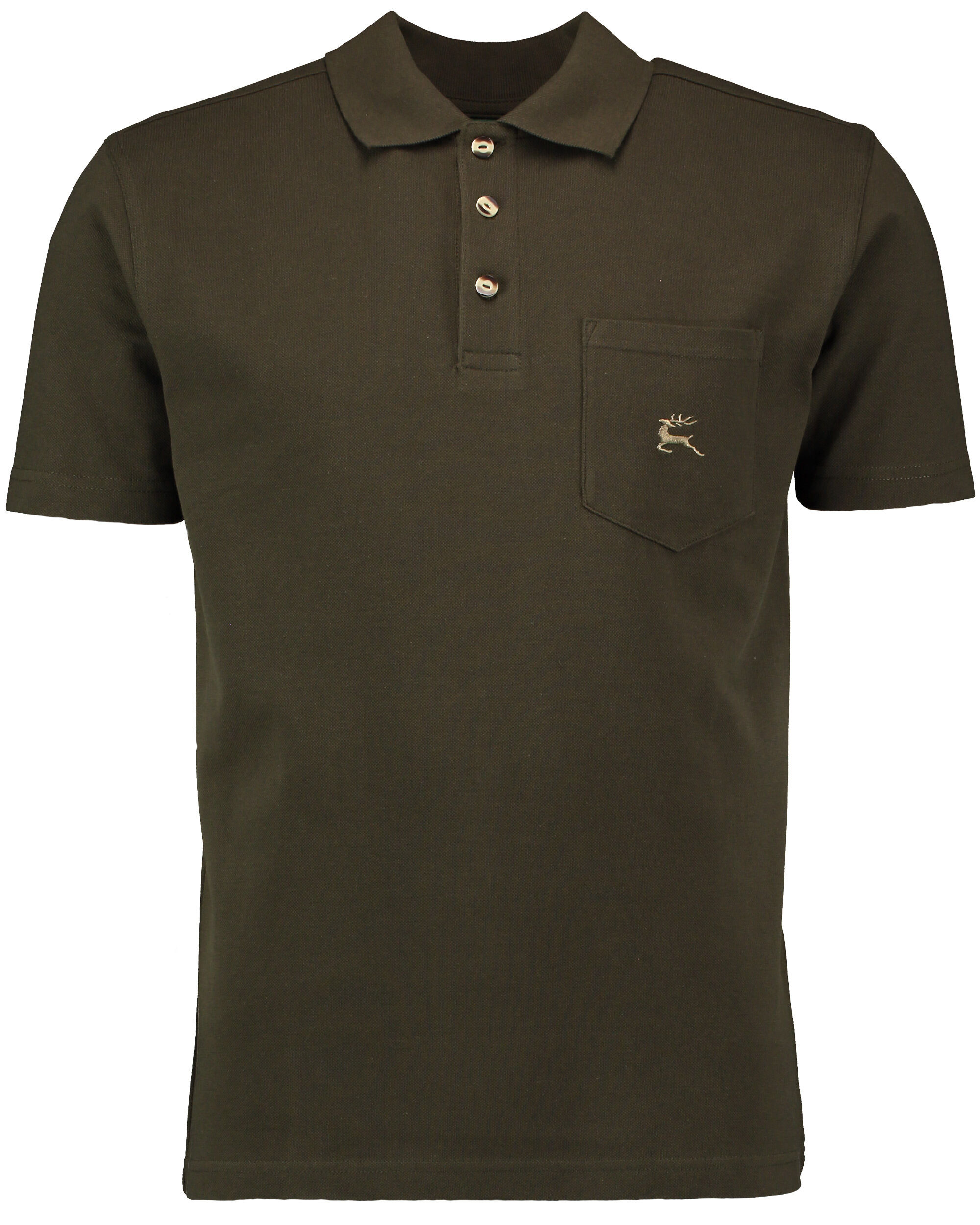 OS Trachten Jagd-Poloshirt (oliv)