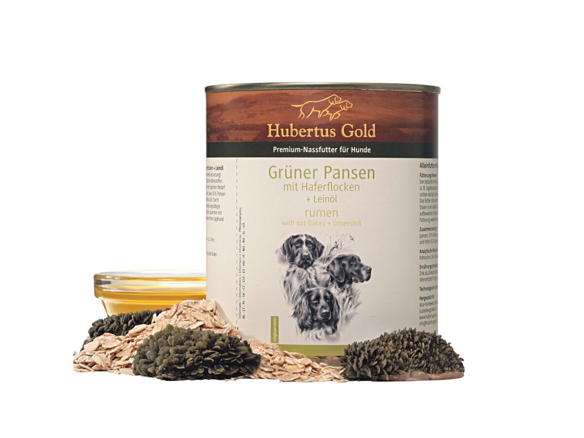 Hubertus Gold Nassfutter Grüner Pansen (6 Dosen) Hubertus Gold Nassfutter Grüner Pansen (6 Dosen)