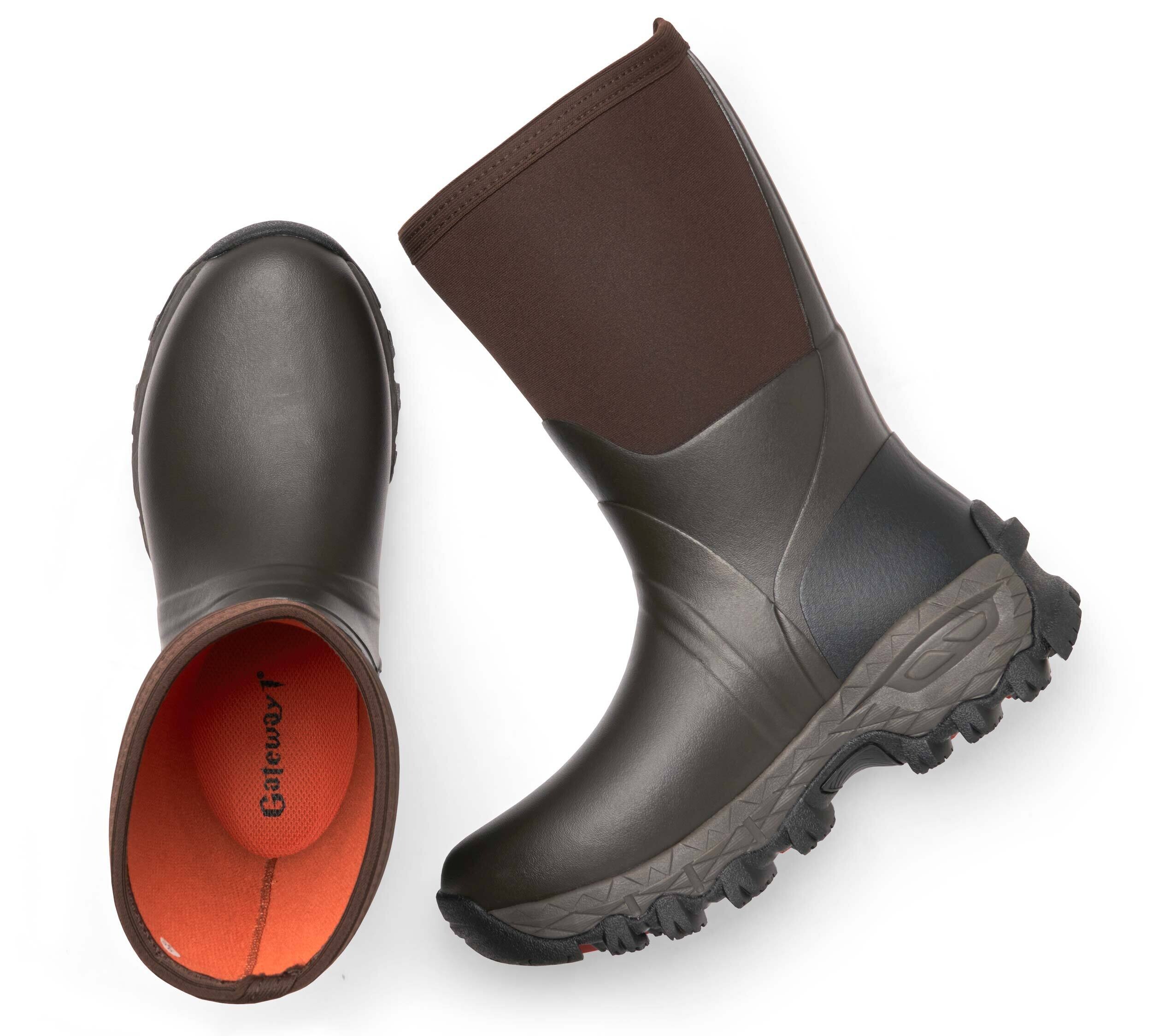 Gateway1 Woodwalker 12" 4mm Gummistiefel (Dark Brown)