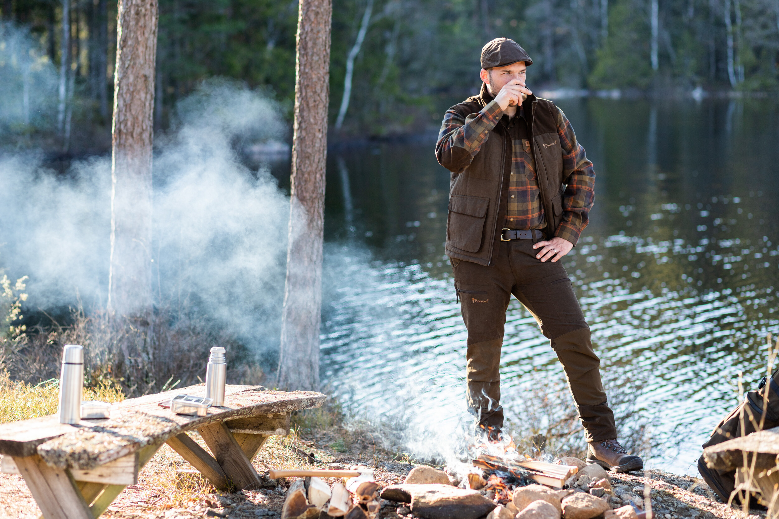 Pinewood Abisko Weste (Suede Brown) Pinewood Abisko Weste (Suede Brown)