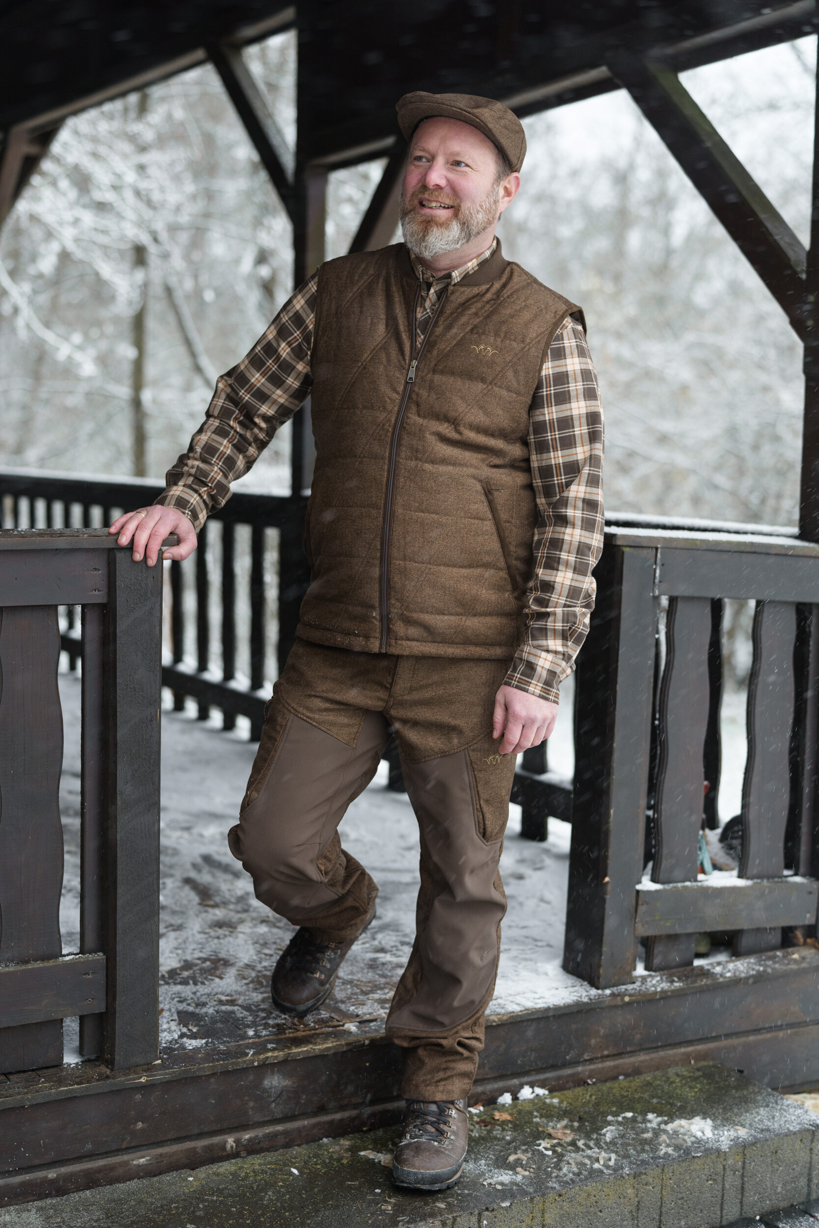 Blaser Vintage Whizz Softshellhose (dunkelbraun mélange) Blaser Vintage Whizz Softshellhose (dunkelbraun mélange)