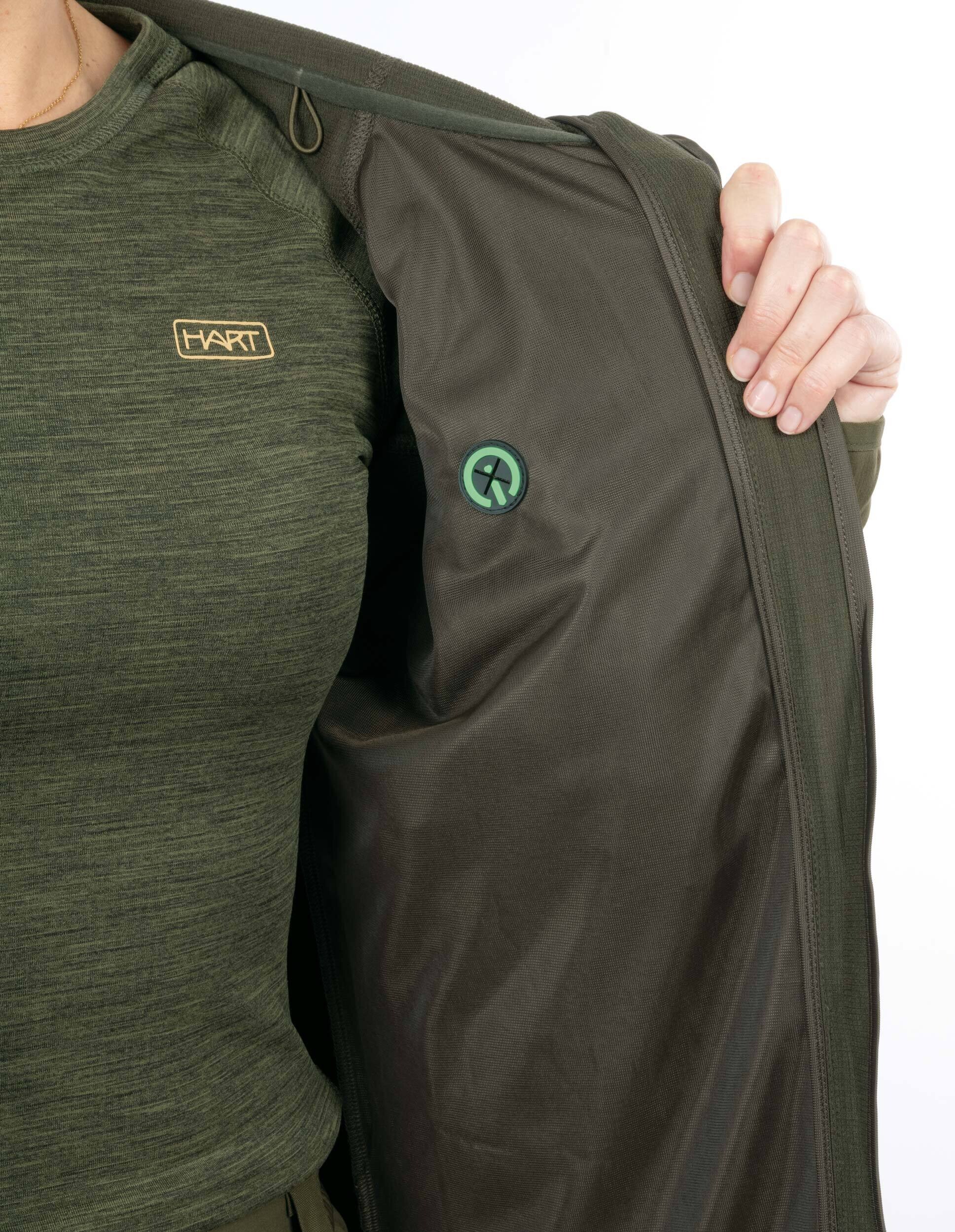 Hart Hoodie-Jacke Stilk-HXT Damen (dark olive)