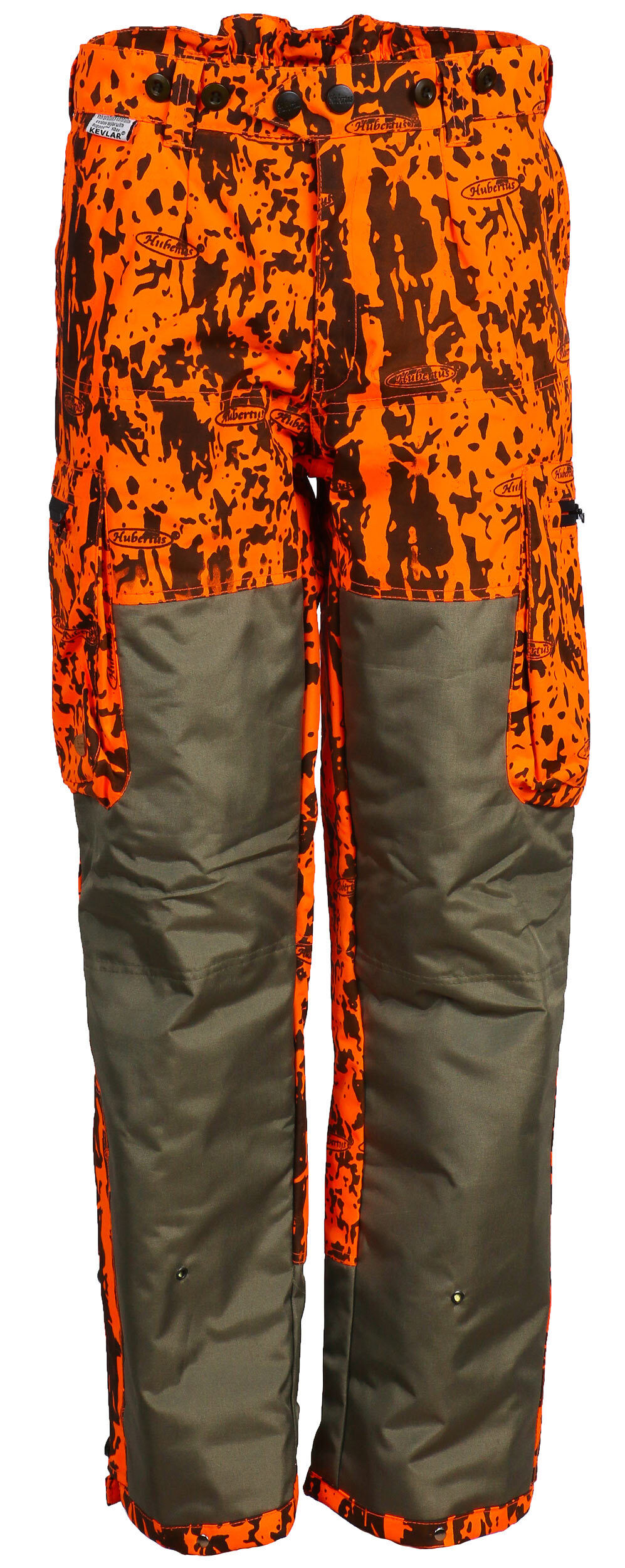 Hubertus Sauenschutzhose Hundeführer Drückjagd (orange/oliv) Hubertus Sauenschutzhose Hundeführer Drückjagd (orange/oliv)