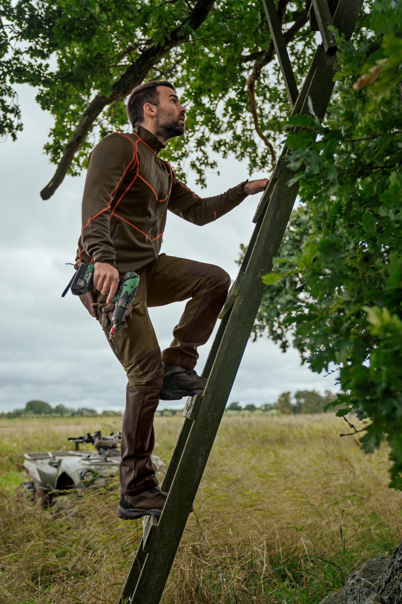 Härkila Scandinavian Hose (Willow green/Deep brown)