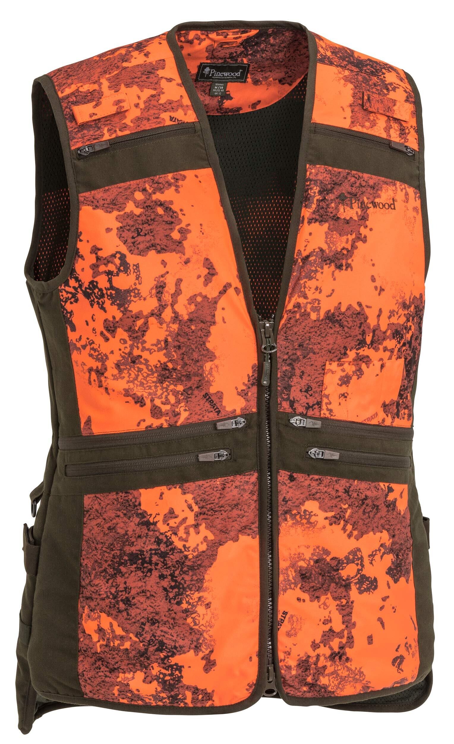 Pinewood Furudal Hunter Pro Camou Weste Damen (Strata Blaze/S. Brown)