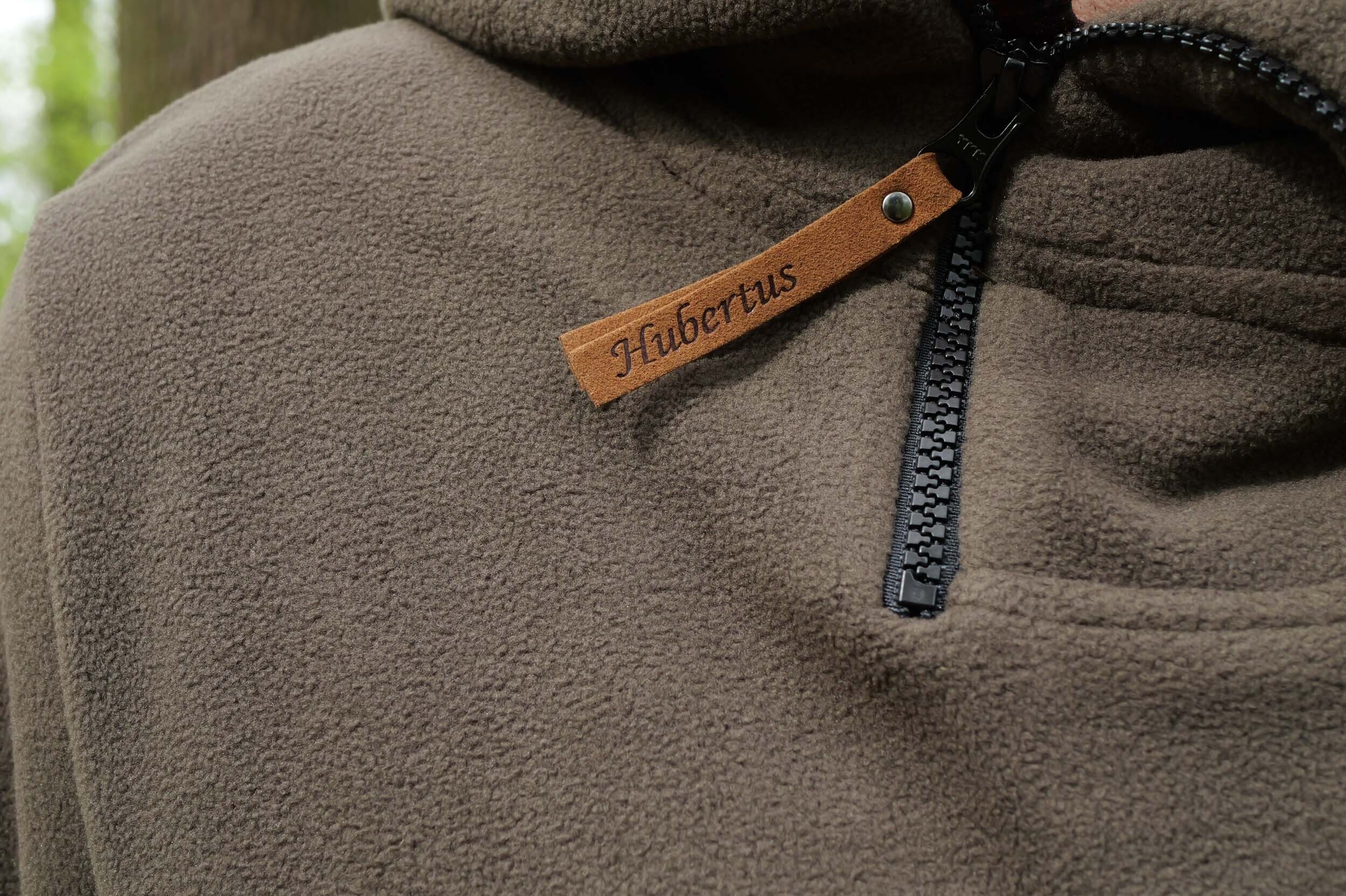 Hubertus Fleece-Hoody (oliv/braun) Hubertus Fleece-Hoody (oliv/braun)