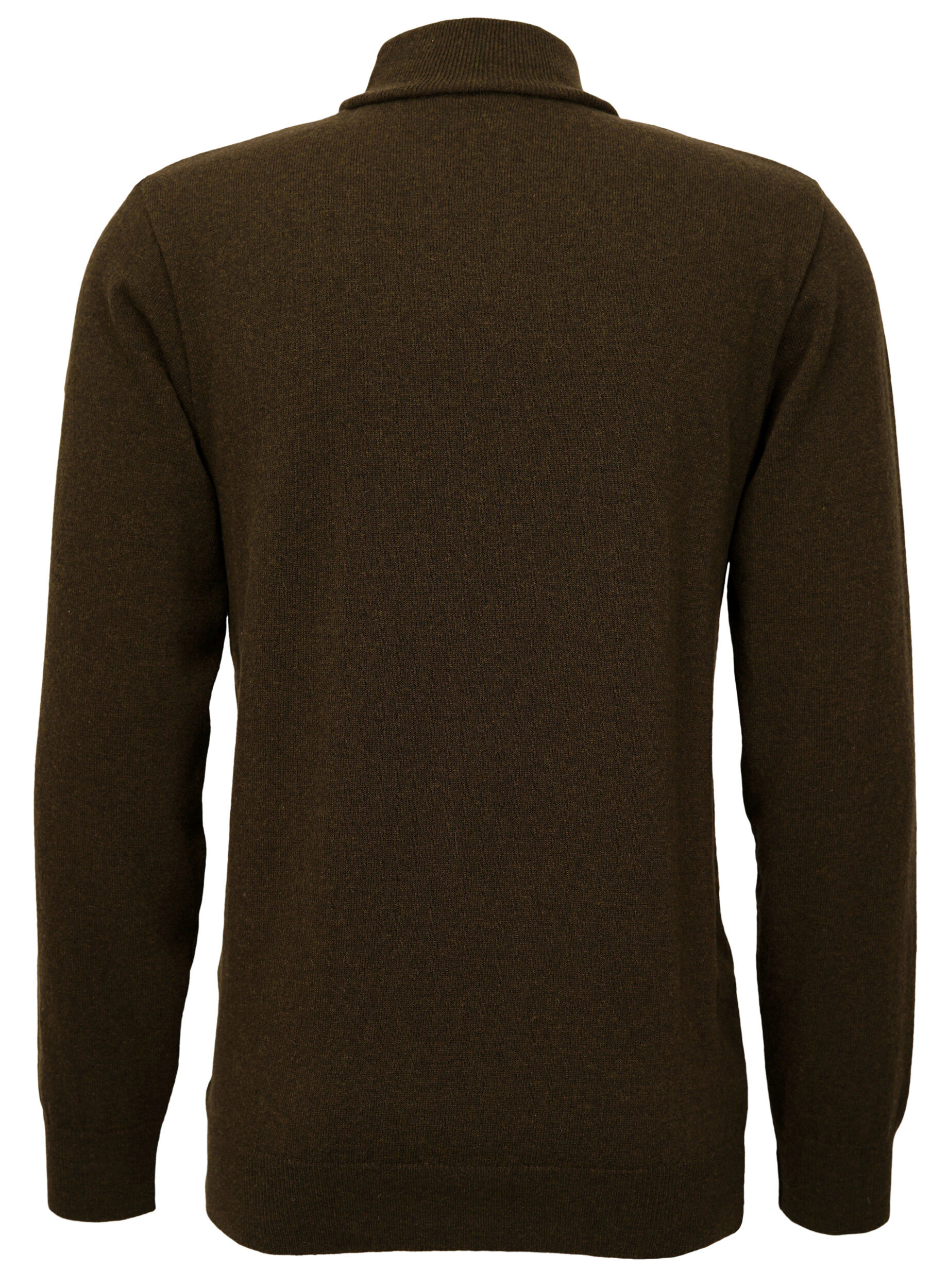 Hubertus Rollkragen-Wollpullover Oliver (oliv/braun) Hubertus Rollkragen-Wollpullover Oliver (oliv/braun)