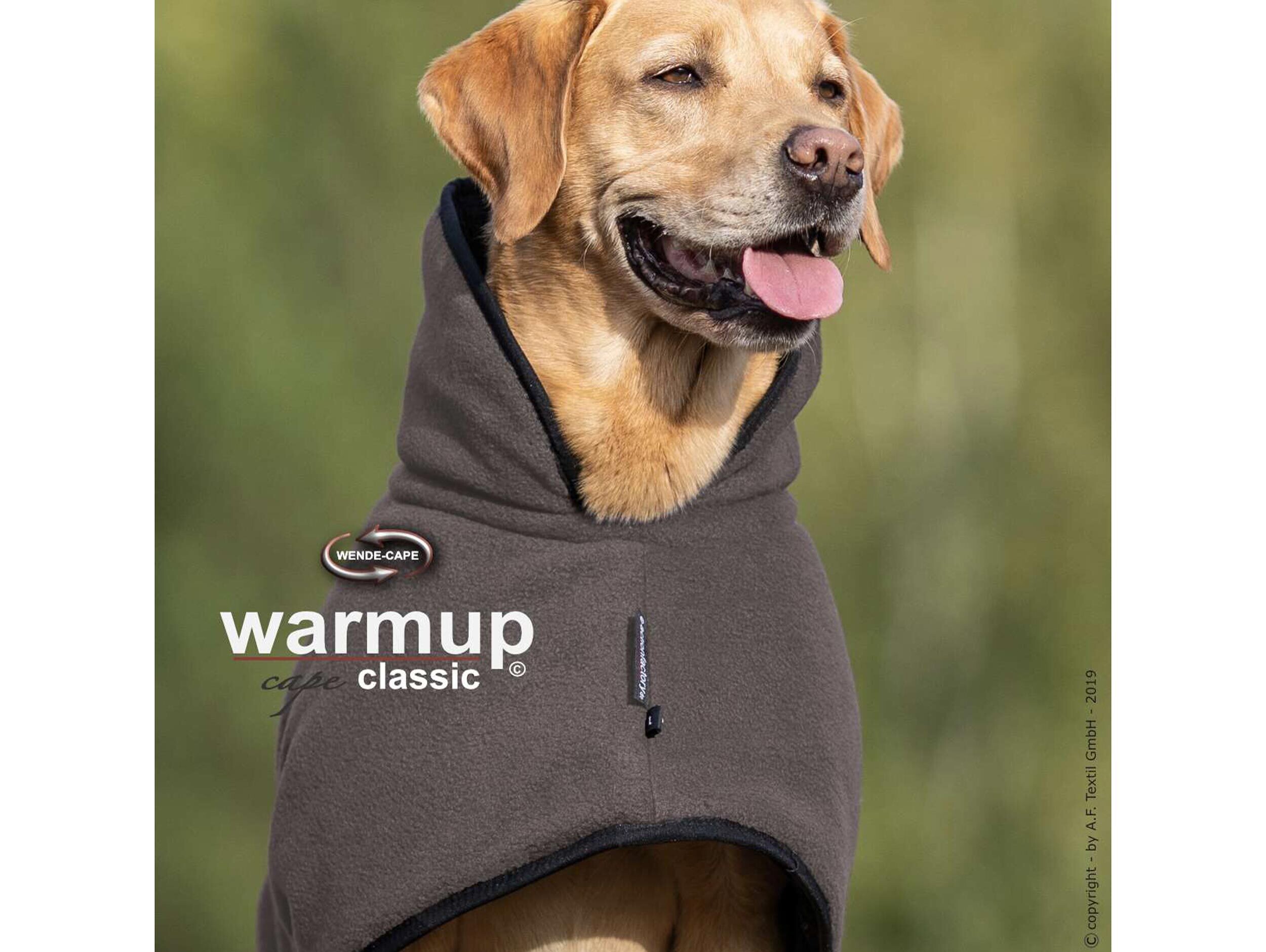 Actionfactory Hundemantel Warmup Cape Classic (Mocca)