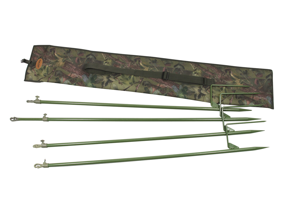 Set mit 4 Teleskopstangen Super Hide Pole für Tarnschirm (Evo)
