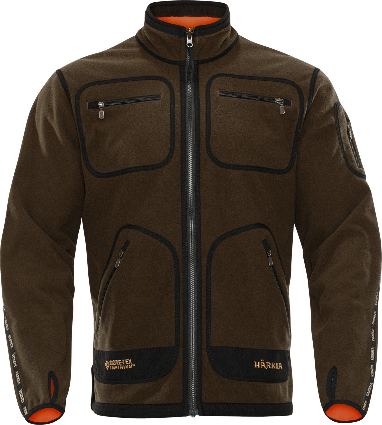 Härkila Kamko Wende-Fleecejacke (Hunting Green/Orange Blaze) Härkila Kamko Wende-Fleecejacke (Hunting Green/Orange Blaze)