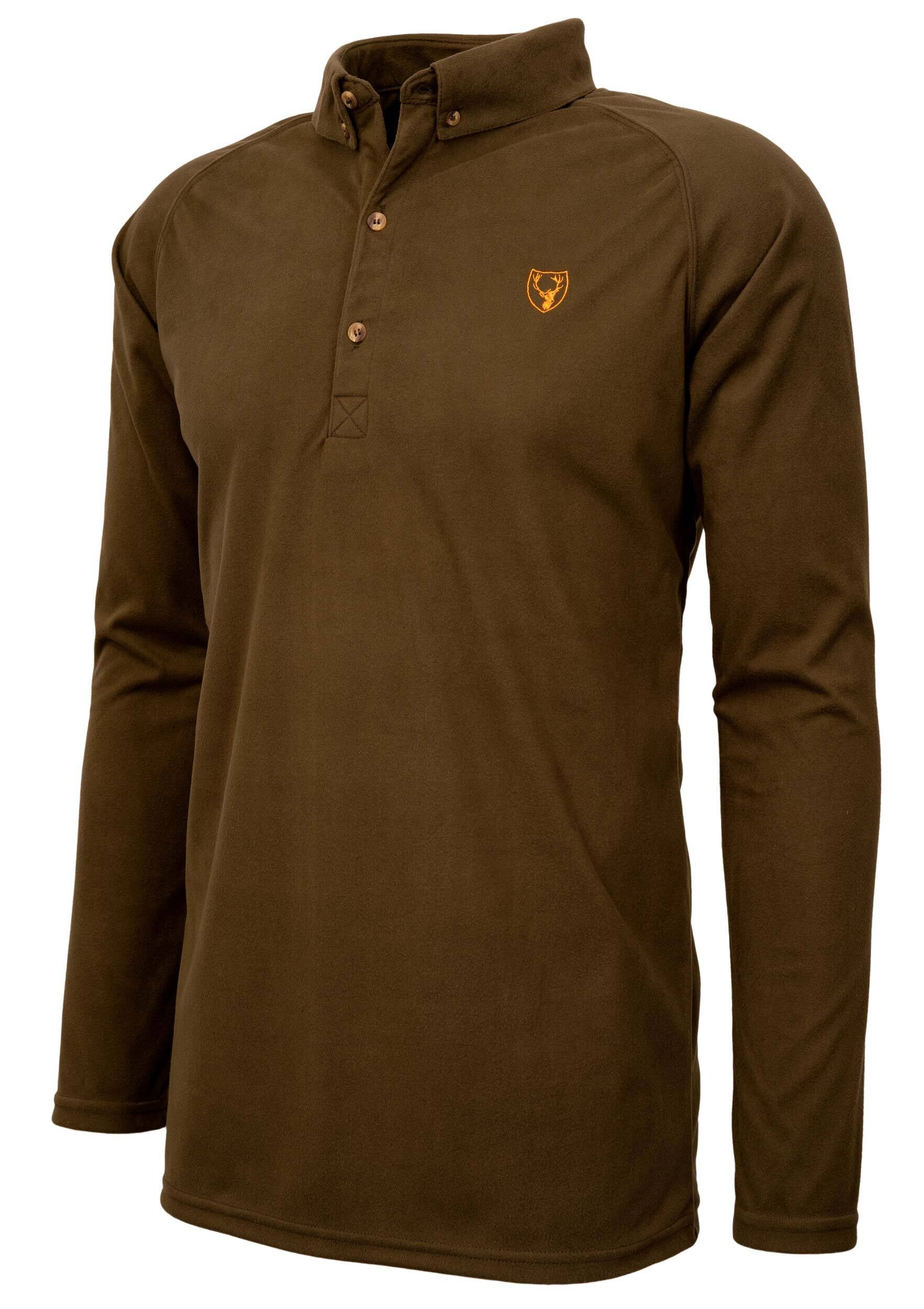 Hubertus Funktionsshirt mit Kragen (oliv) Hubertus Funktionsshirt mit Kragen (oliv)