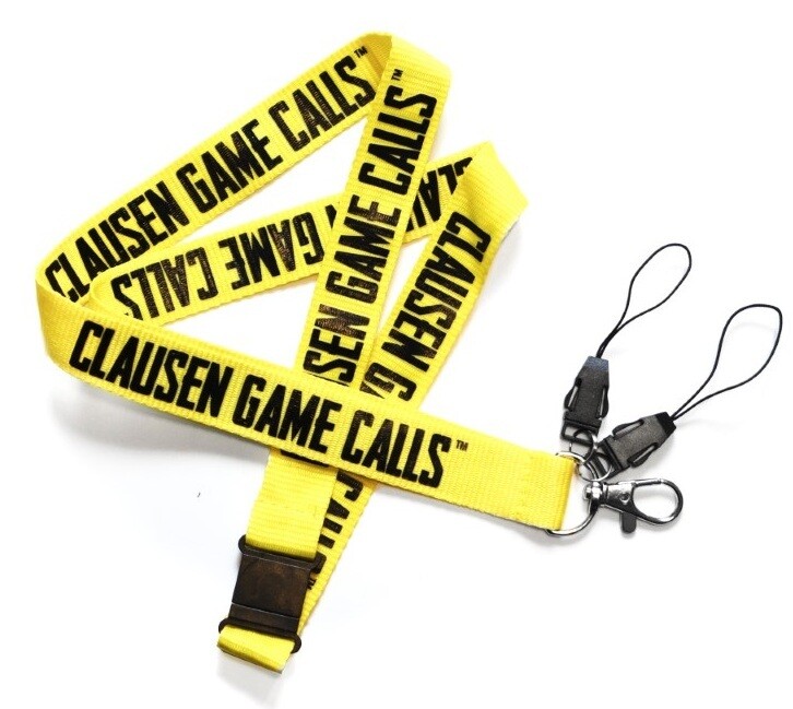 Clausen Lanyard für Lockinstrumente (schwarz-gelb)