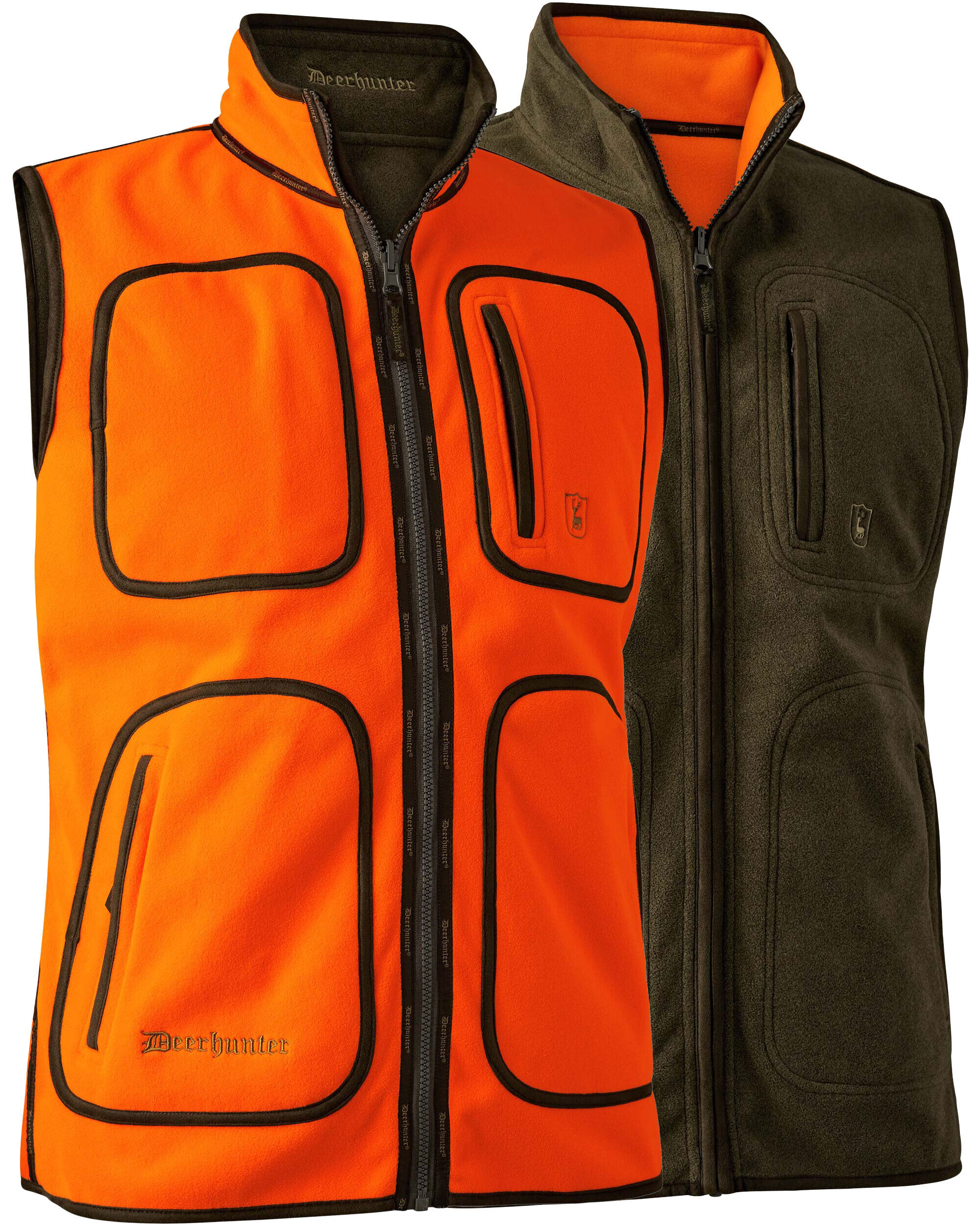 Deerhunter Gamekeeper Wende-Fleeceweste (Safety Orange)