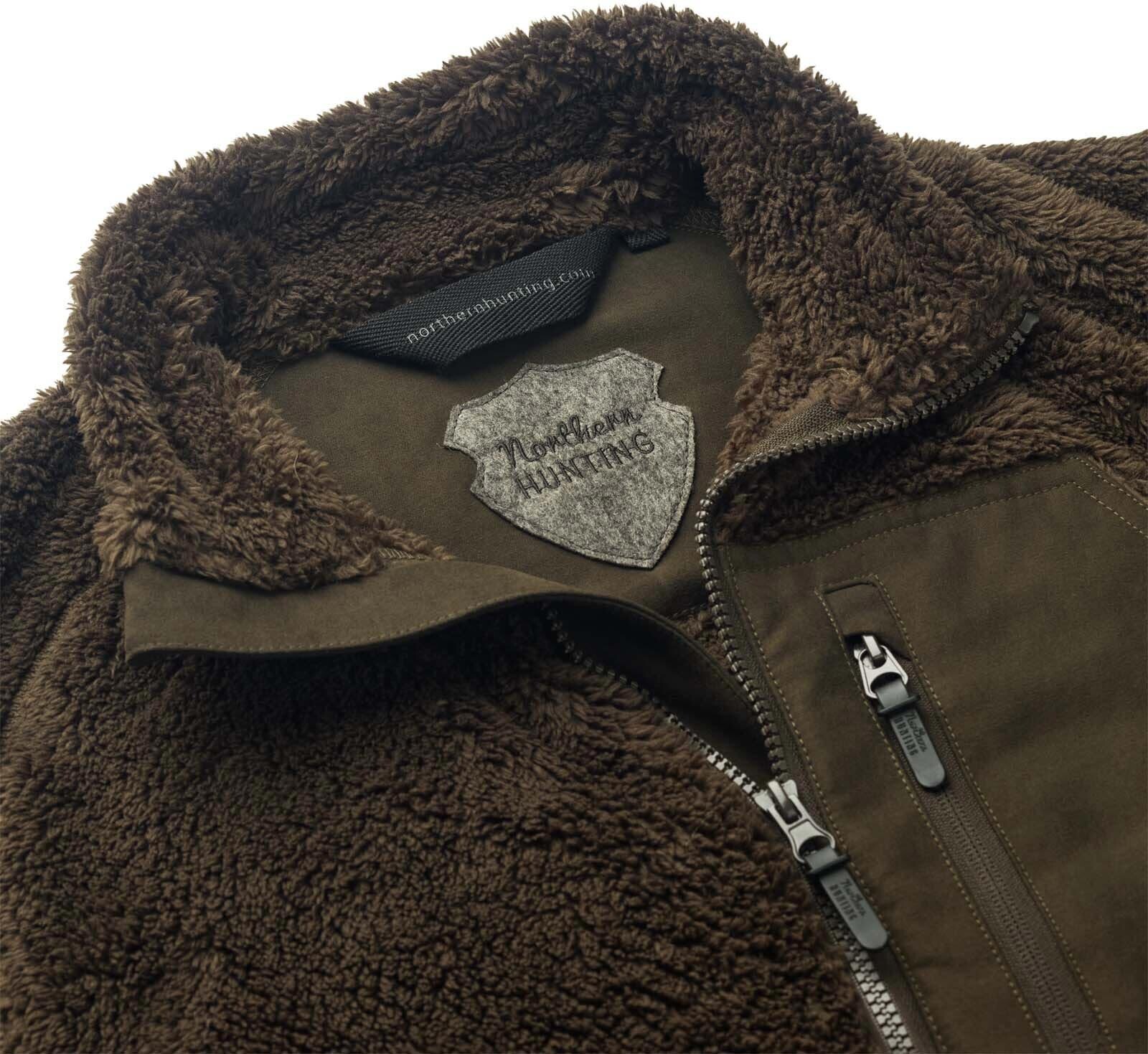 Northern Hunting Rikvi Faserpelz-Pullover Damen (Brown)