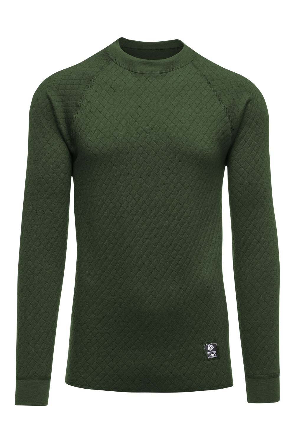 Thermowave Merino 3IN1 Thermoshirt langarm (grün)