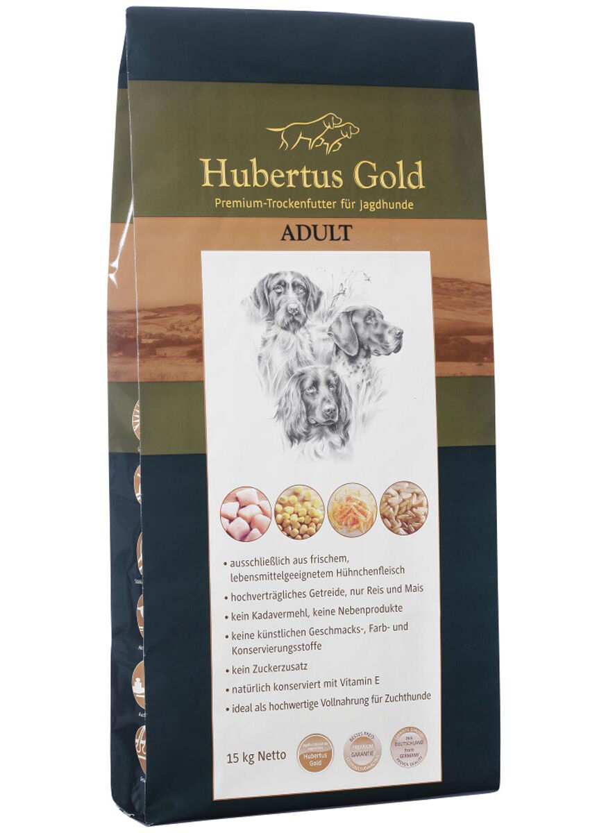 Hubertus Gold Adult Premium-Trockenfutter (14 kg)