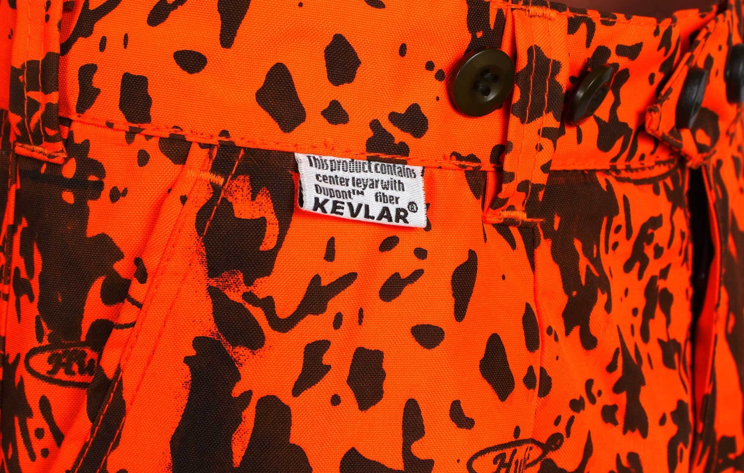 Hubertus Sauenschutzhose Hundeführer Drückjagd (orange/oliv) Hubertus Sauenschutzhose Hundeführer Drückjagd (orange/oliv)